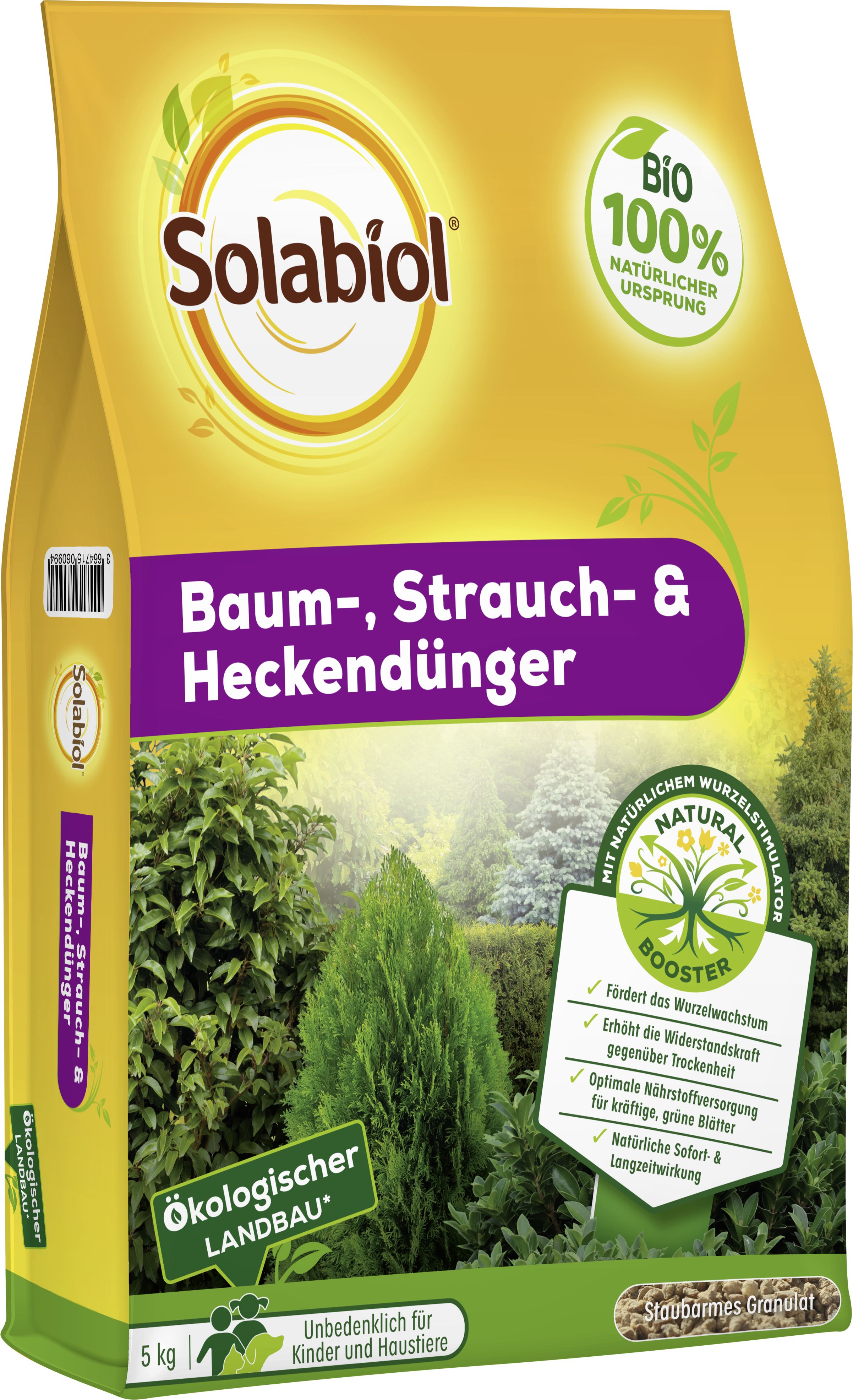 Solabiol Baum-, Strauch & Heckendünger 5 kg