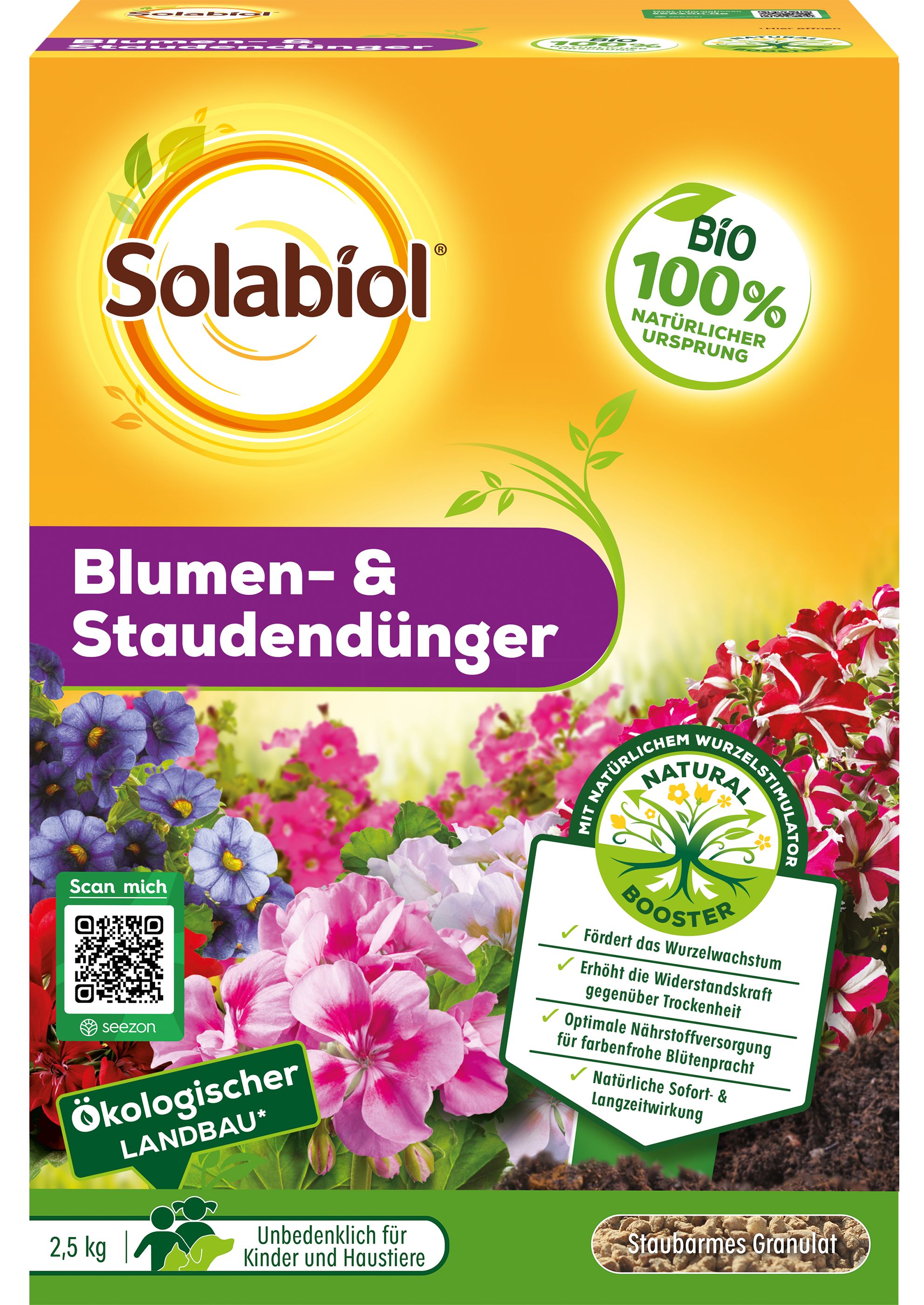 Solabiol Blumen- & Staudendünger 2,5 kg