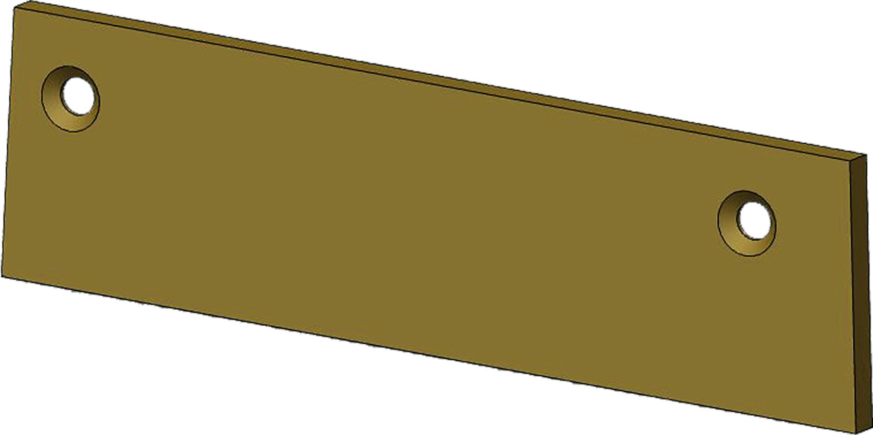 Wiedenmann Schürfleiste Stahl innen für Schneepflug Vario 3352, 1232166