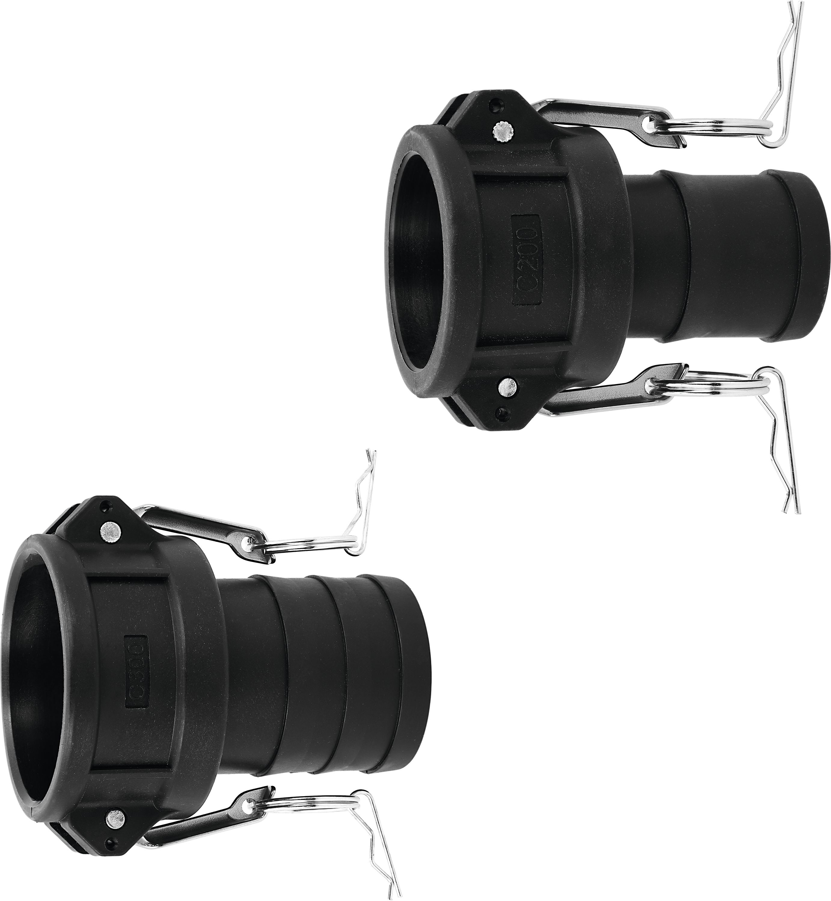 Hücobi M-Teil NW 1" Schlauchstutzen 25 mm Kamlock Typ C, PP, 2151 025000