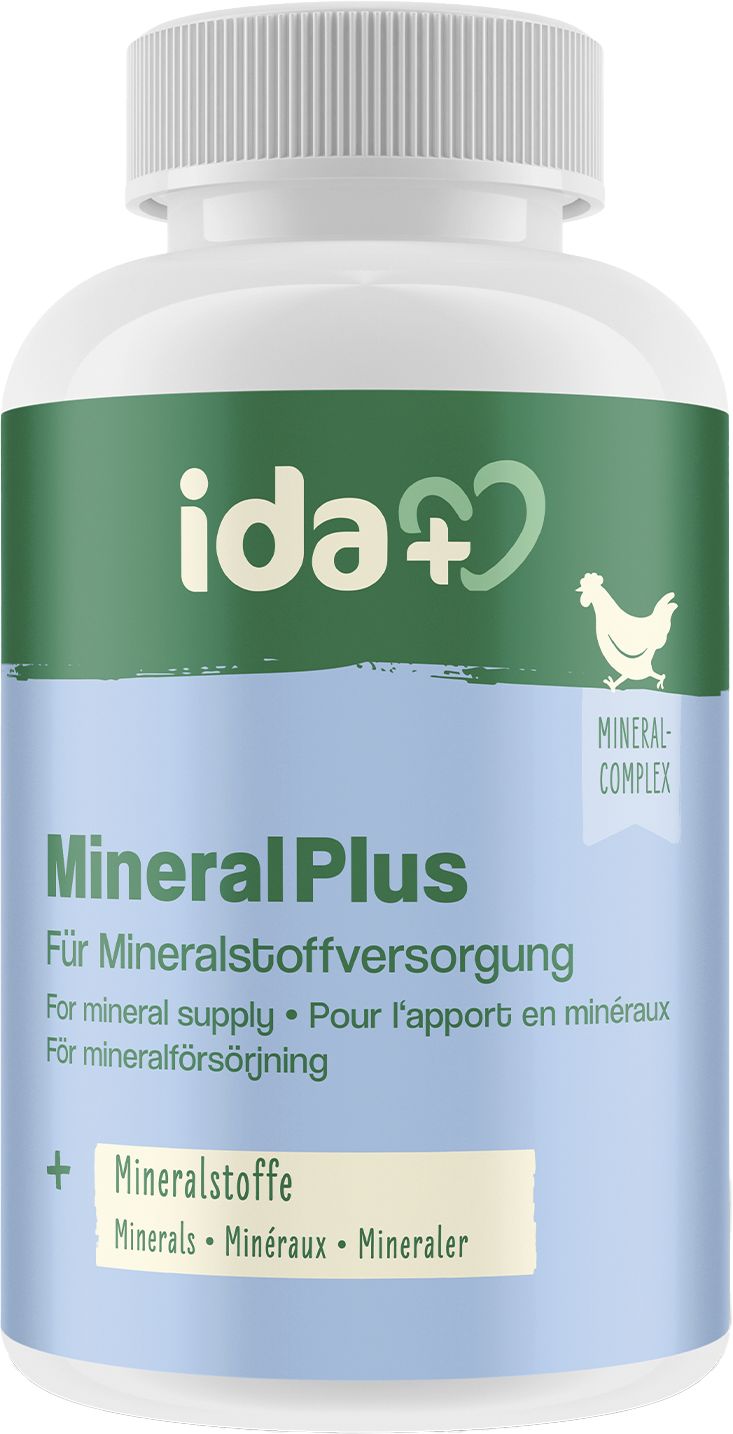 ida plus Ergänzungsfuttermittel "MineralPlus" 280 g für Hühner; Küken; Wachteln; Geflügel, 73189