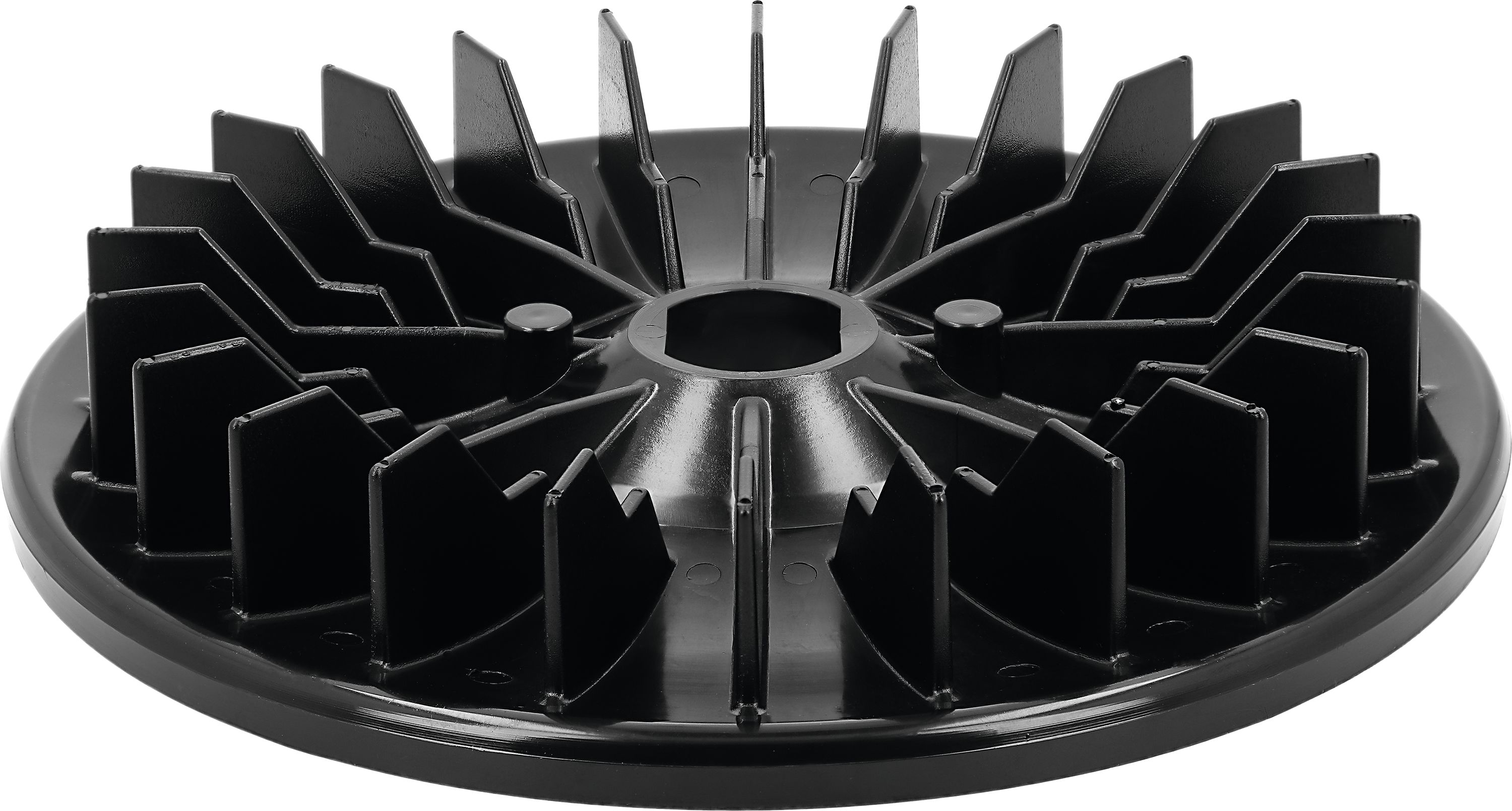 Lüfterrad Ø 235 mm, Aufnahme 27 x 32 mm, ohne Kupplungseinsatz, für Rasenmäher John Deere, Sabo