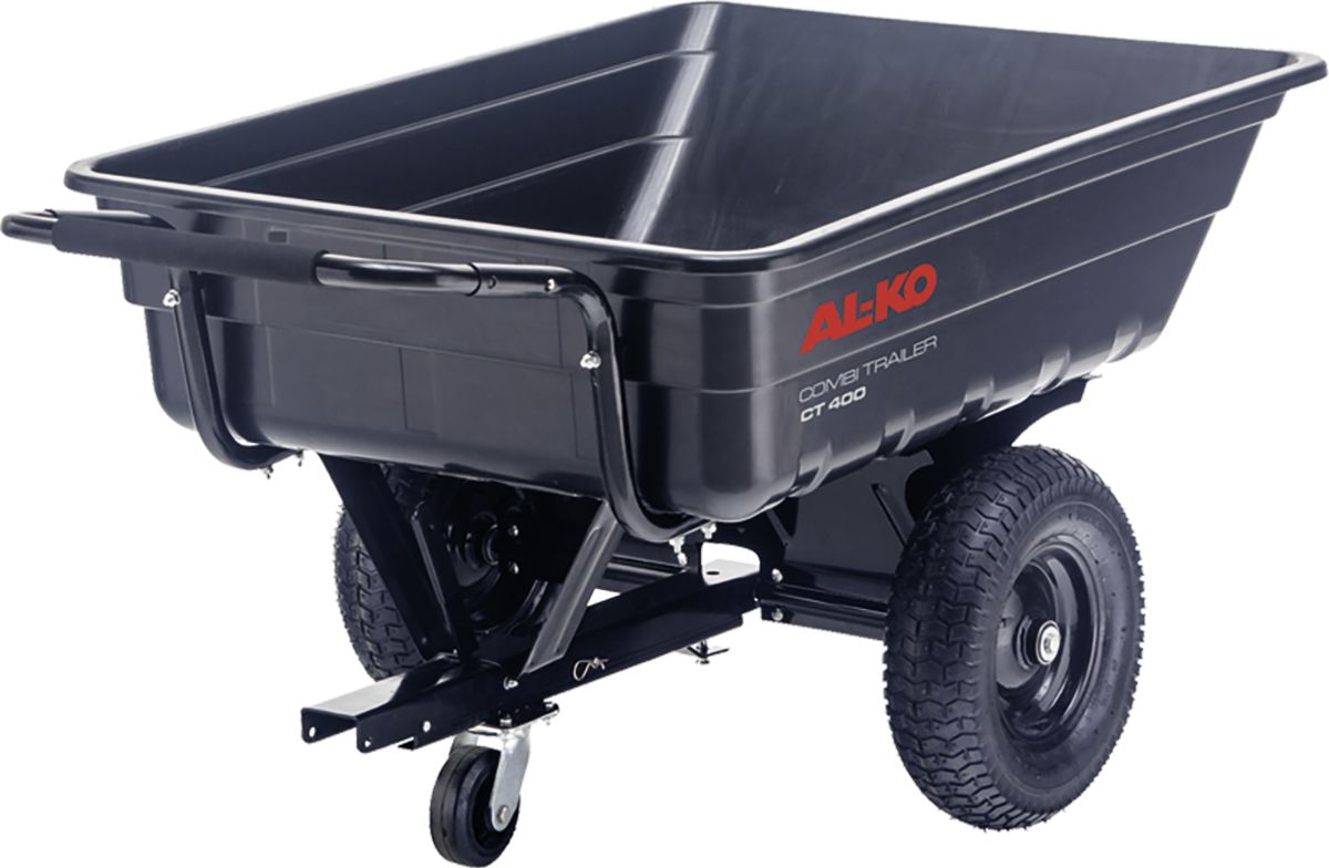 AL-KO Anhänger Combi Trailer "CT 400" mit Anhängekupplung, für Rasentraktor Comfort, 113877