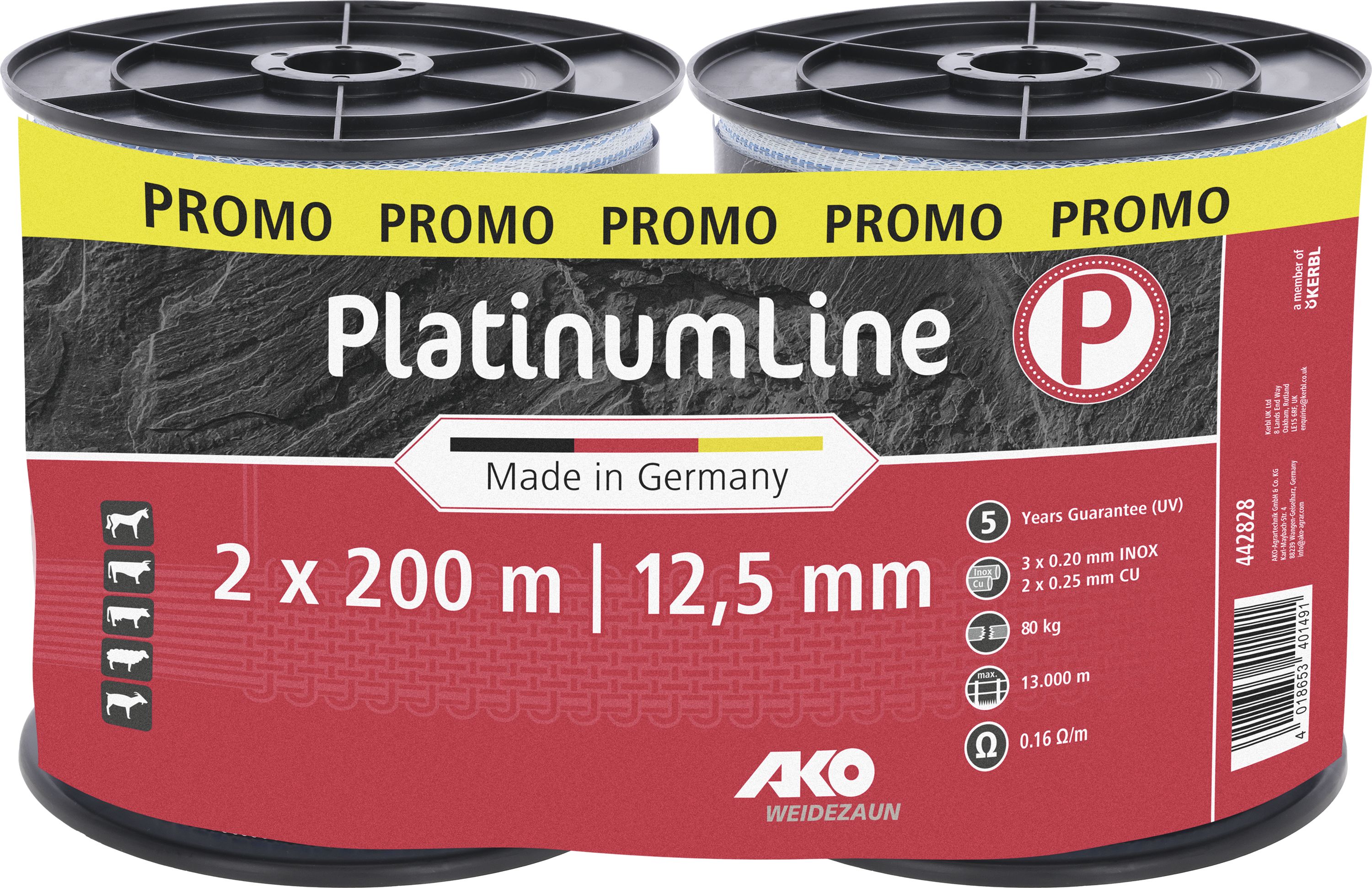 Ako Breitband "PlatinumLine" 12,5 mm/400 m, 442828
