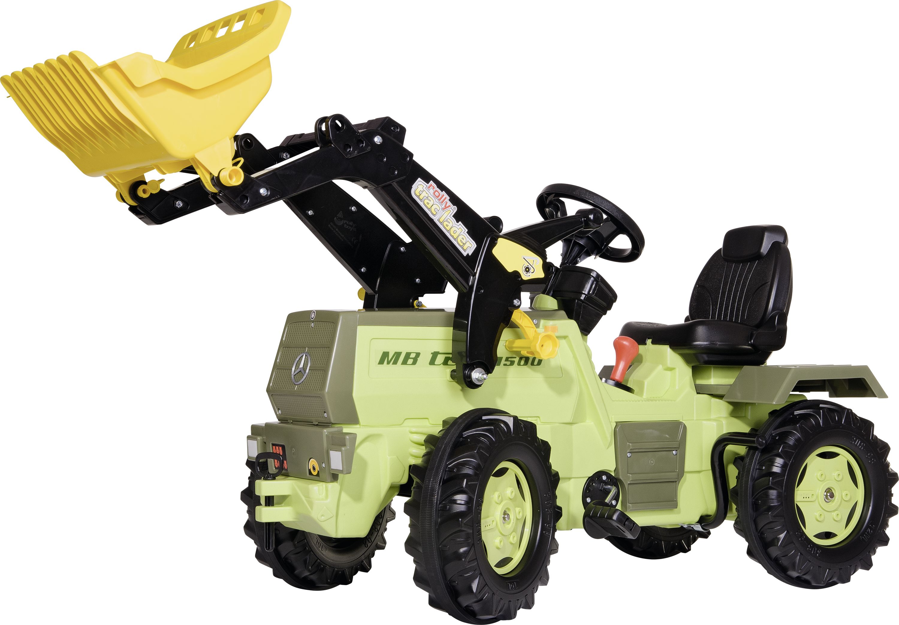 Rolly Toys Trettraktor "MB 1500" mit Schaltung, Bremse und rollyTrac Lader, 04 669 0