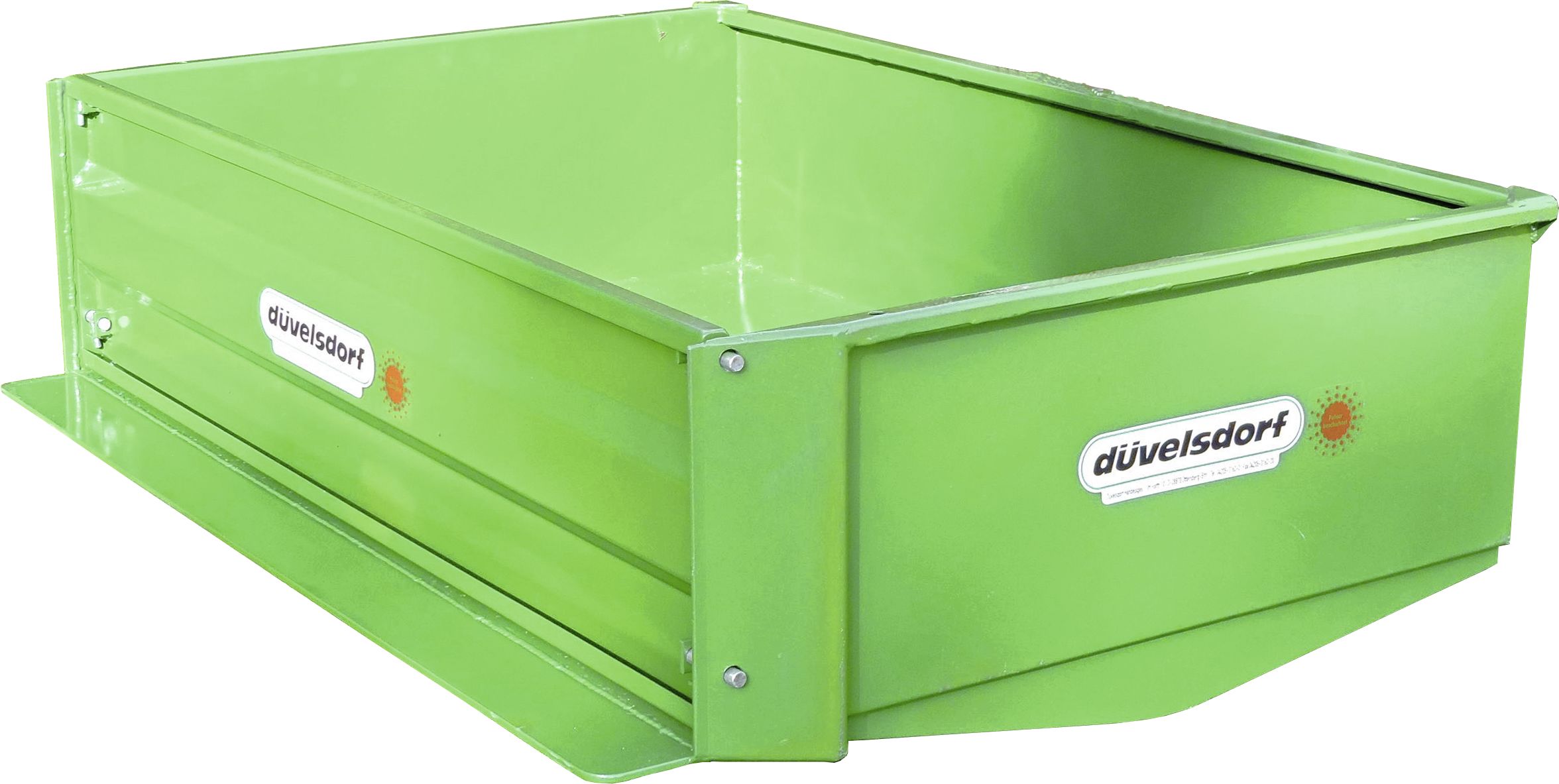 Düvelsdorf Heckcontainer Breite 140 cm, mechanisch, mit Schürfleiste, pulverbeschichtet, 3520140