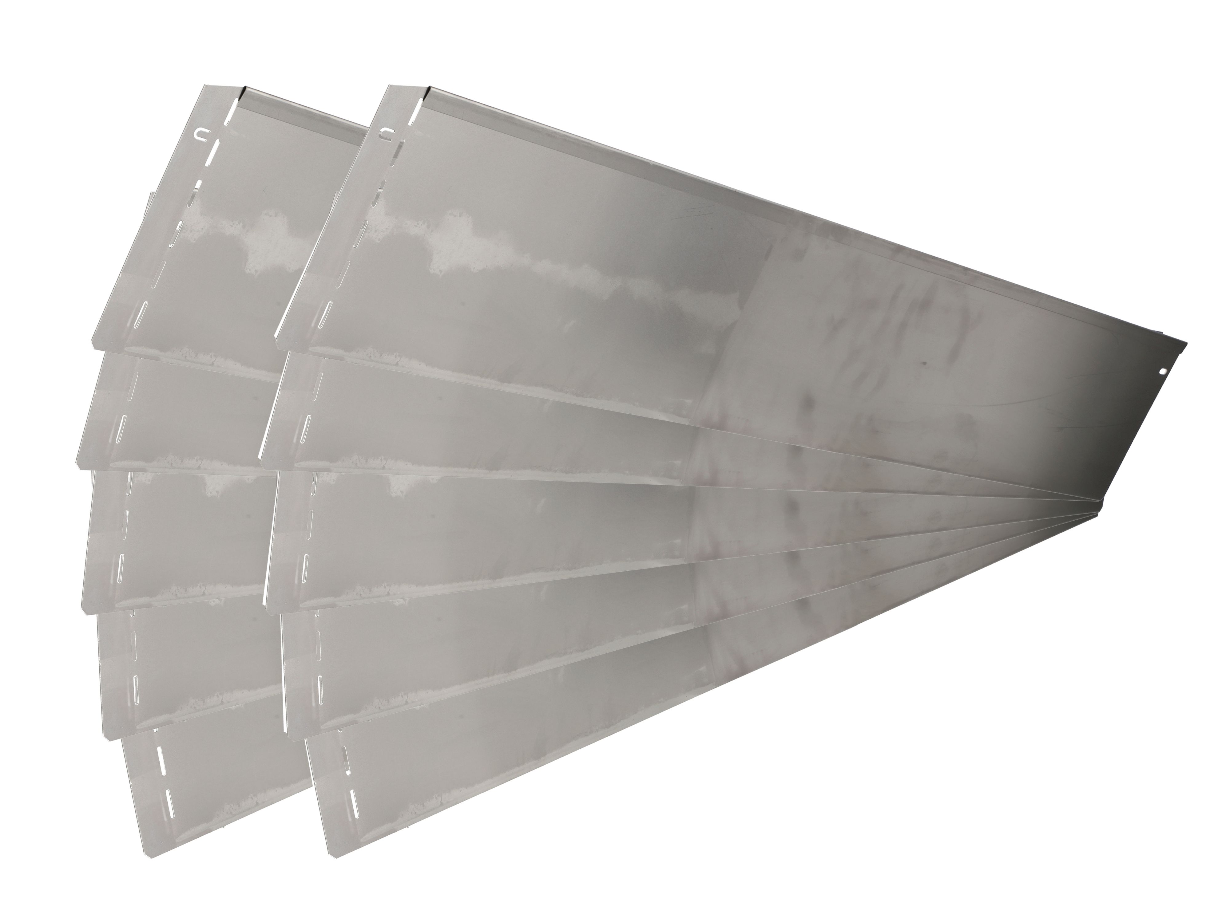 bellissa 10er VK-Set Rasenkante Corten Cortenstahl 118 x 20 cm bestehend aus 10 Stck. a. 118 cm, Nutzlänge 11,50 m