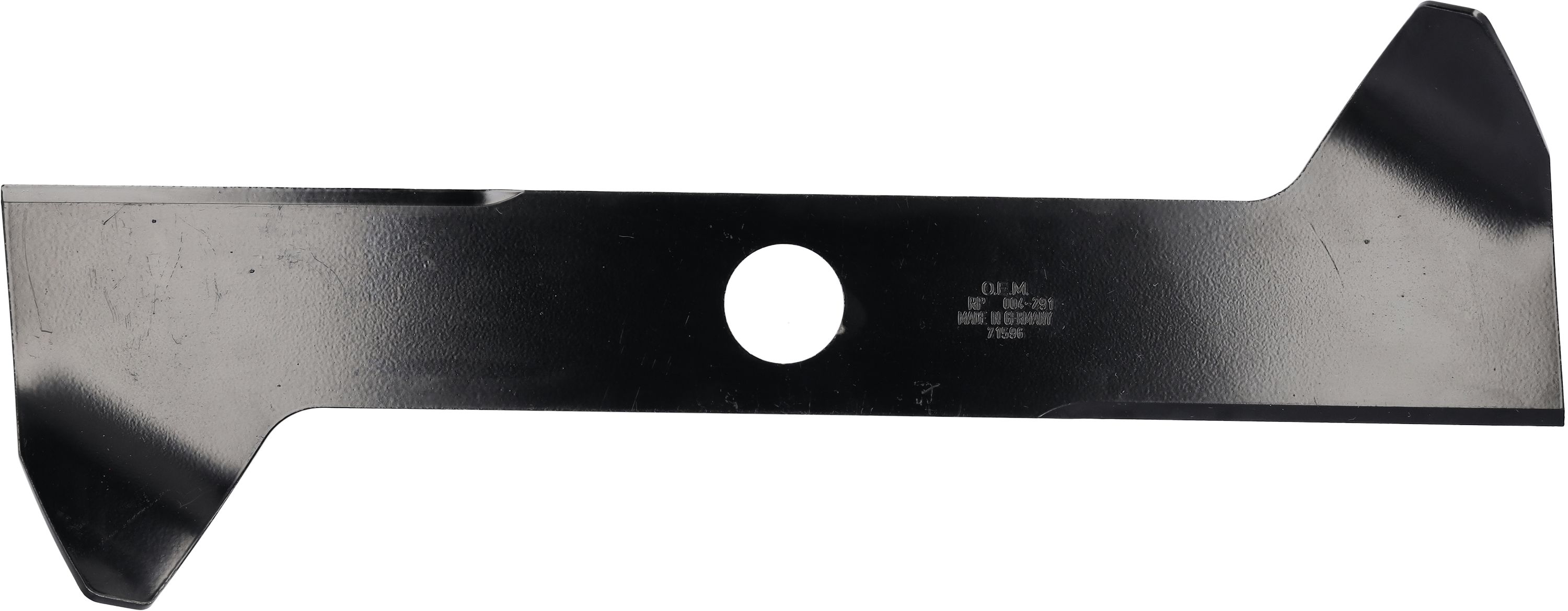 Rasenmähermesser 426 mm, ZB rund, 32,0 mm, für Mäher John Deere 43 cm-Mäher; Sabo 43 cm Seitenauswurf