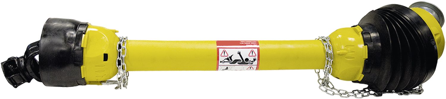 Weitwinkelgelenkwelle 660 mm Baugröße 6, Dreikantprofil, einseitiges Weitwinkelgelenk 80°