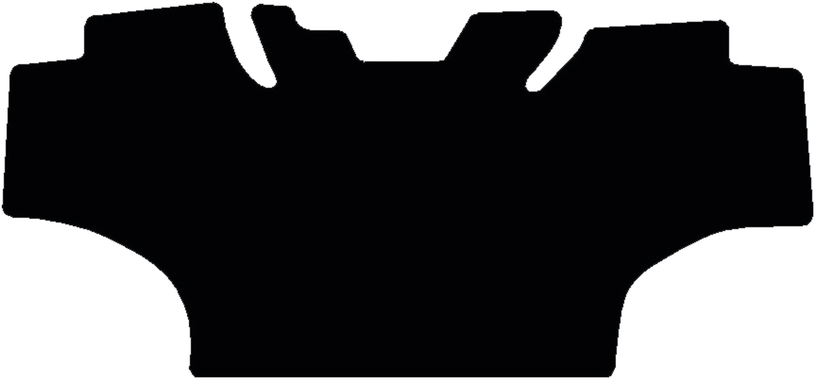 Fußmatte Velours schwarz, für Landini Traktor 7-215 Dual Power, ab Bj. 01.15