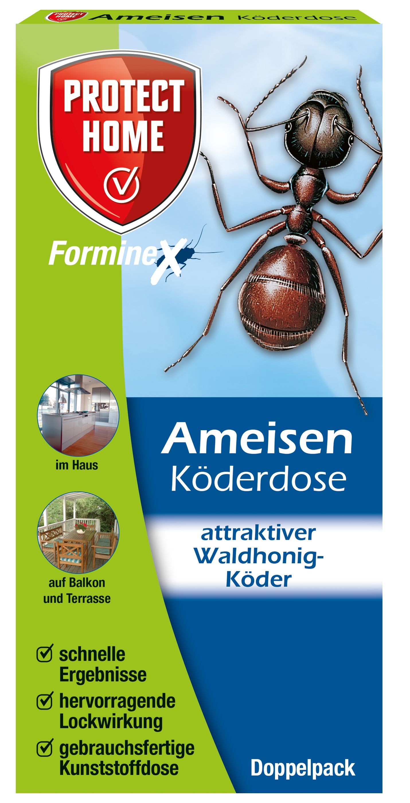 Protect Home Forminex Ameisen Köderdose 2 St. Dose 10 m²