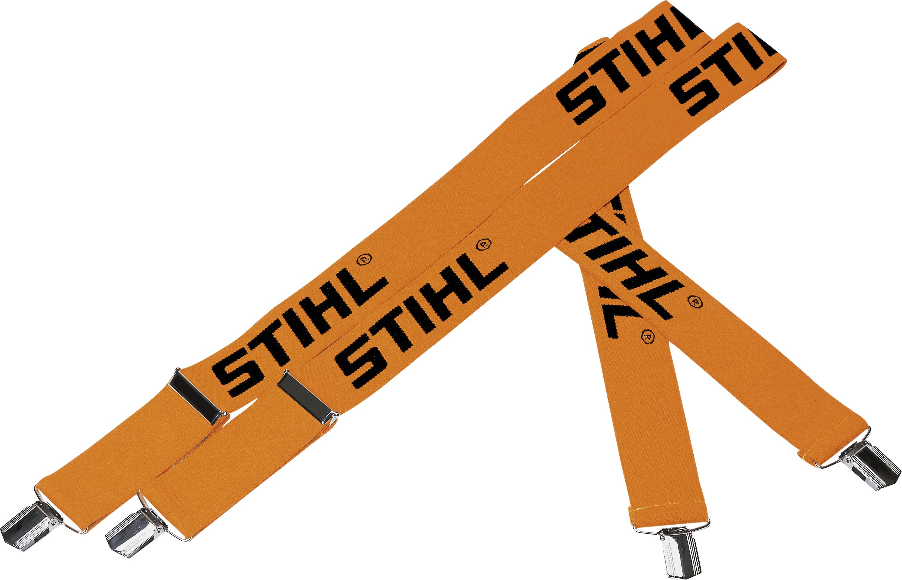 STIHL Hosenträger 130 x 4 cm, Metallclips mit Kunststoff-Inlay 0000 884 1512