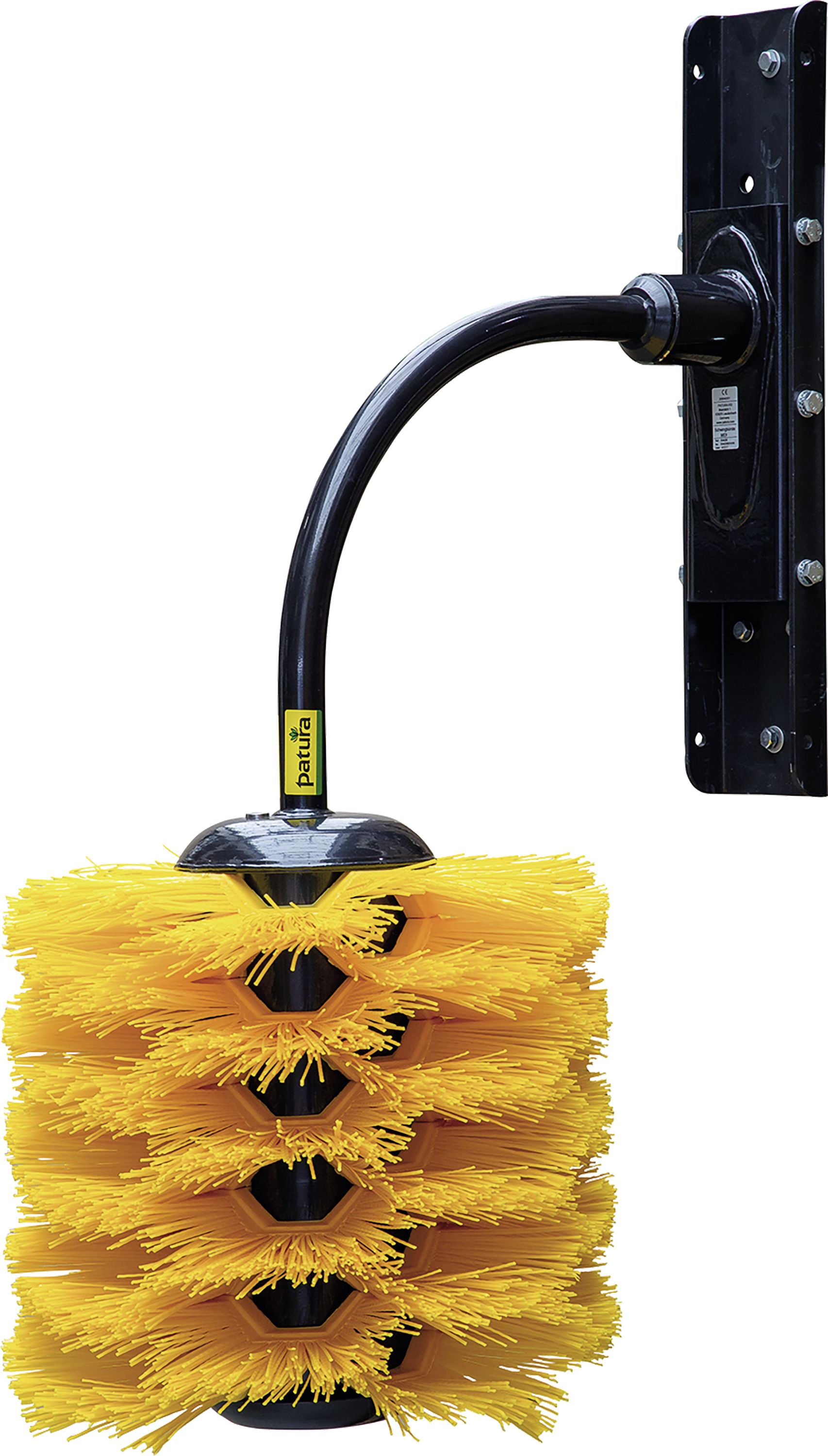 Patura Kuhbürste "Midi" Höhe 1.200 mm, Länge Bürste 1.000 mm, für Jungvieh, Ponys, Pferde, 334026