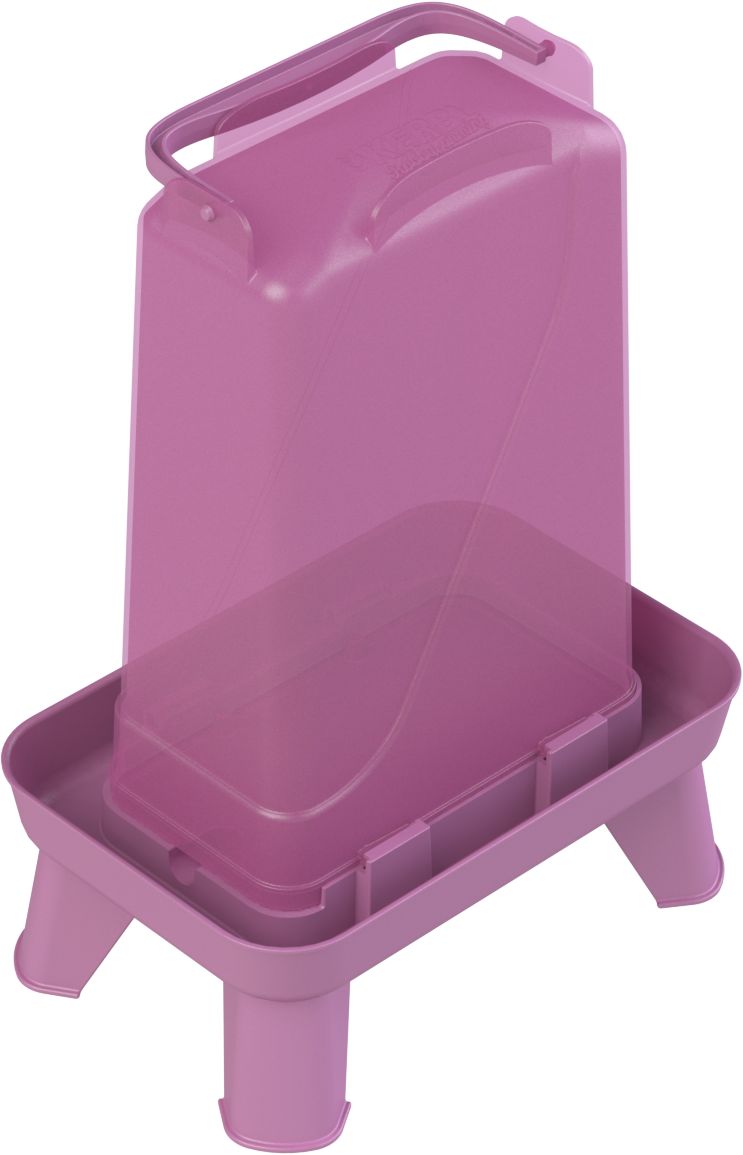KERBL Geflügeltränke 5,5 l pink, mit Standfüßen, 70185