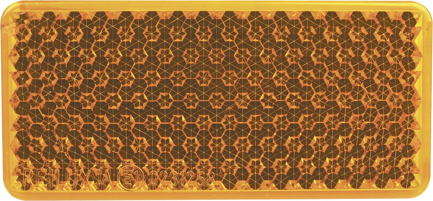 Herth + Buss Seitenstrahler rechteckig, orange, 94 x 44 mm, selbstklebend, 78 623 139
