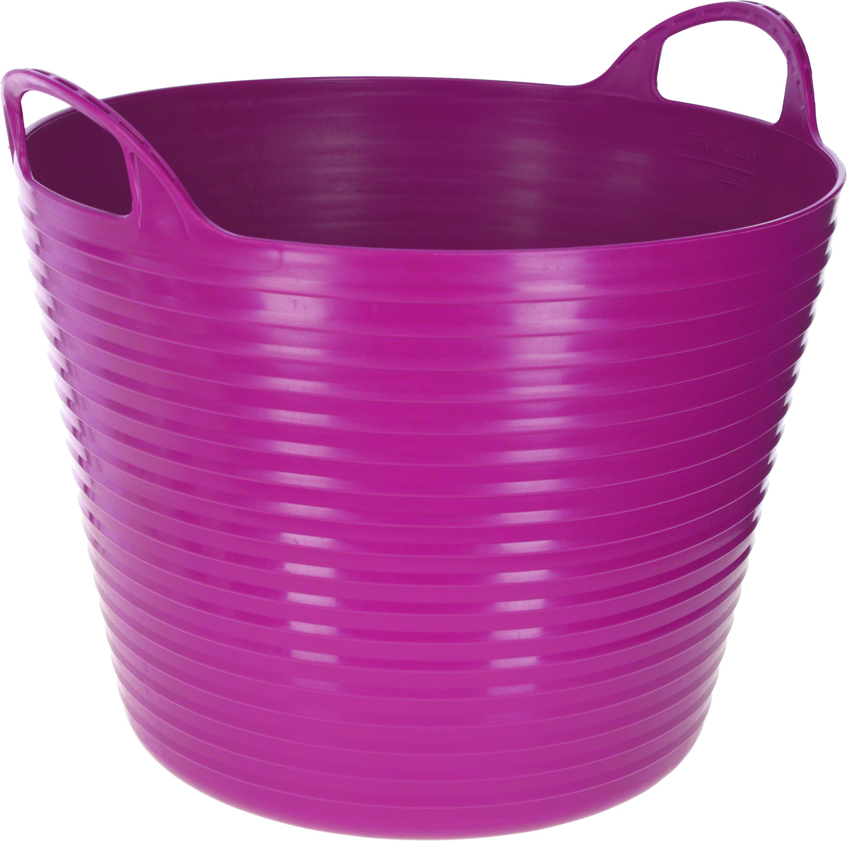 KERBL Aufbewahrungs- und Transportbehälter "FlexBag" 28 l, pink, Kunststoff, mit zwei Griffen, 3228296
