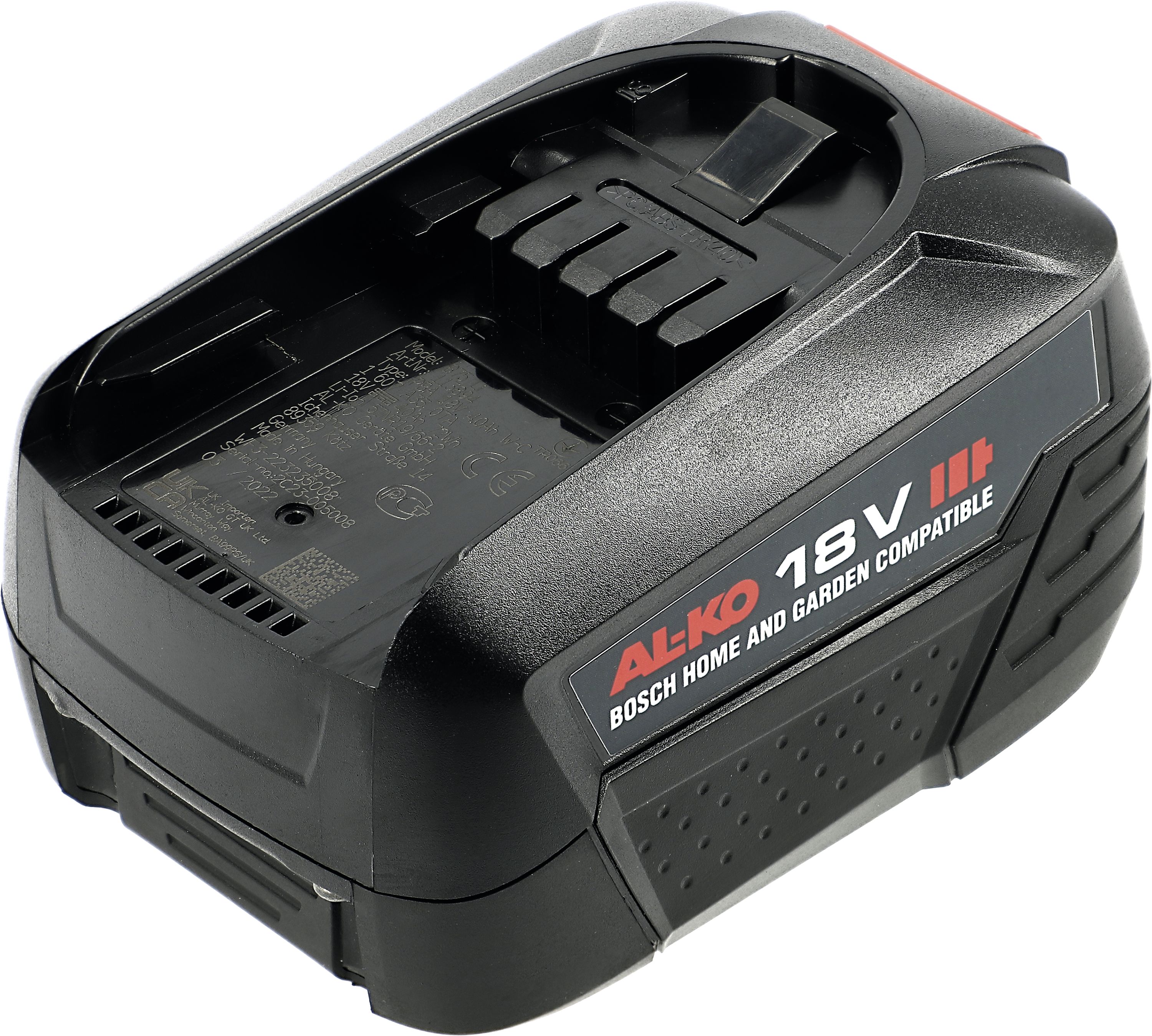 AL-KO Ersatzakku "B75 Li" 18 V/4,0 Ah, 72 Wh, 0,64 kg, 113894