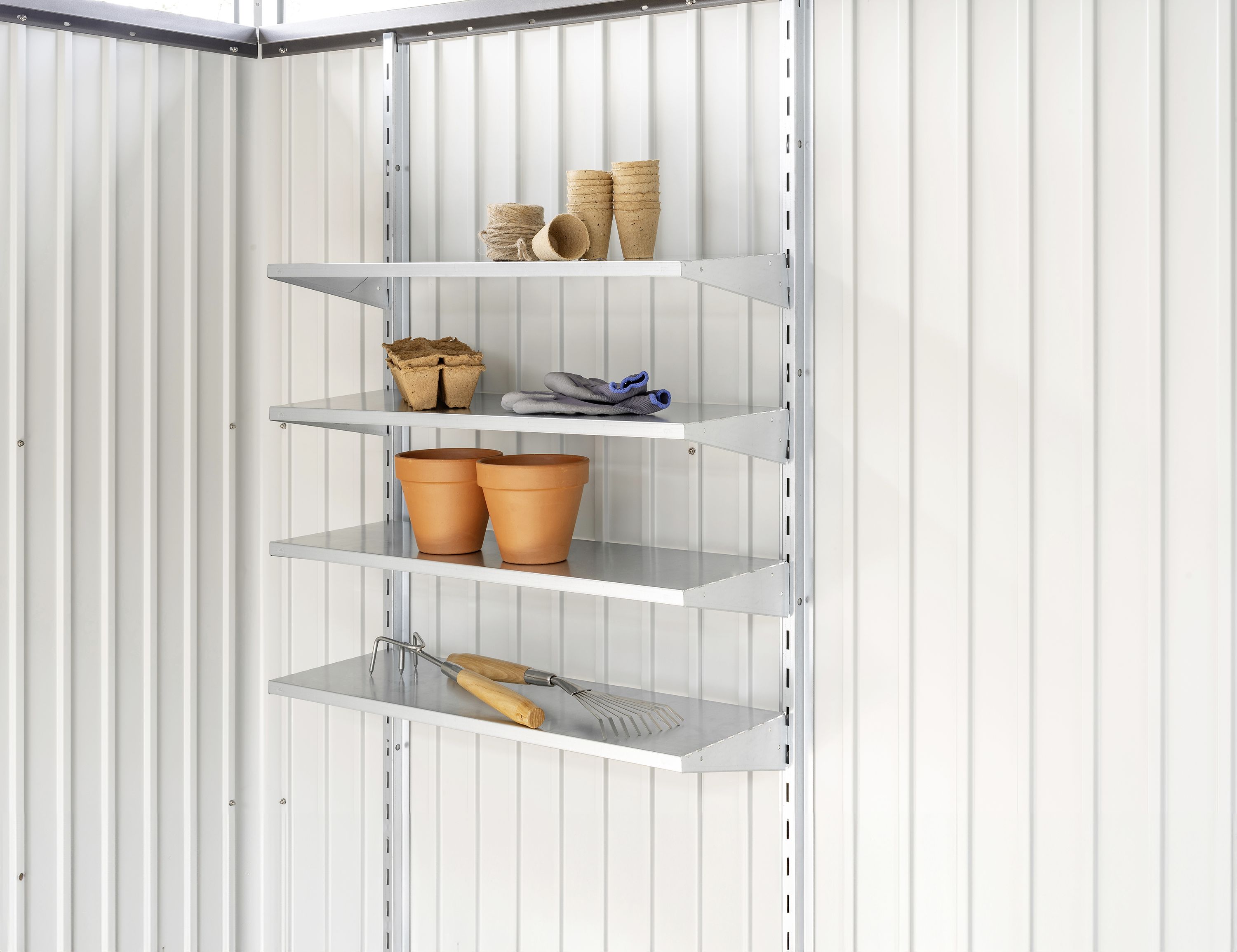 Biohort Regalboden Standard 4 St. 72 x 24,5 cm silber; metallic Regal