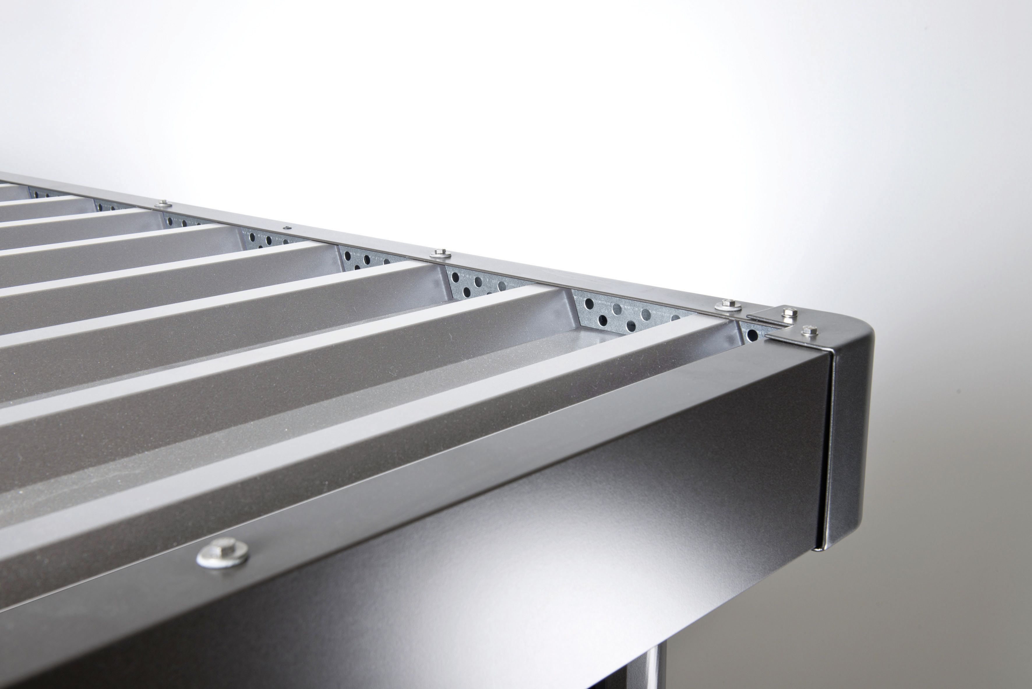 Biohort Gerätehaus HighLine H4 275 x 275 cm dunkelgrau; metallic Standardtür