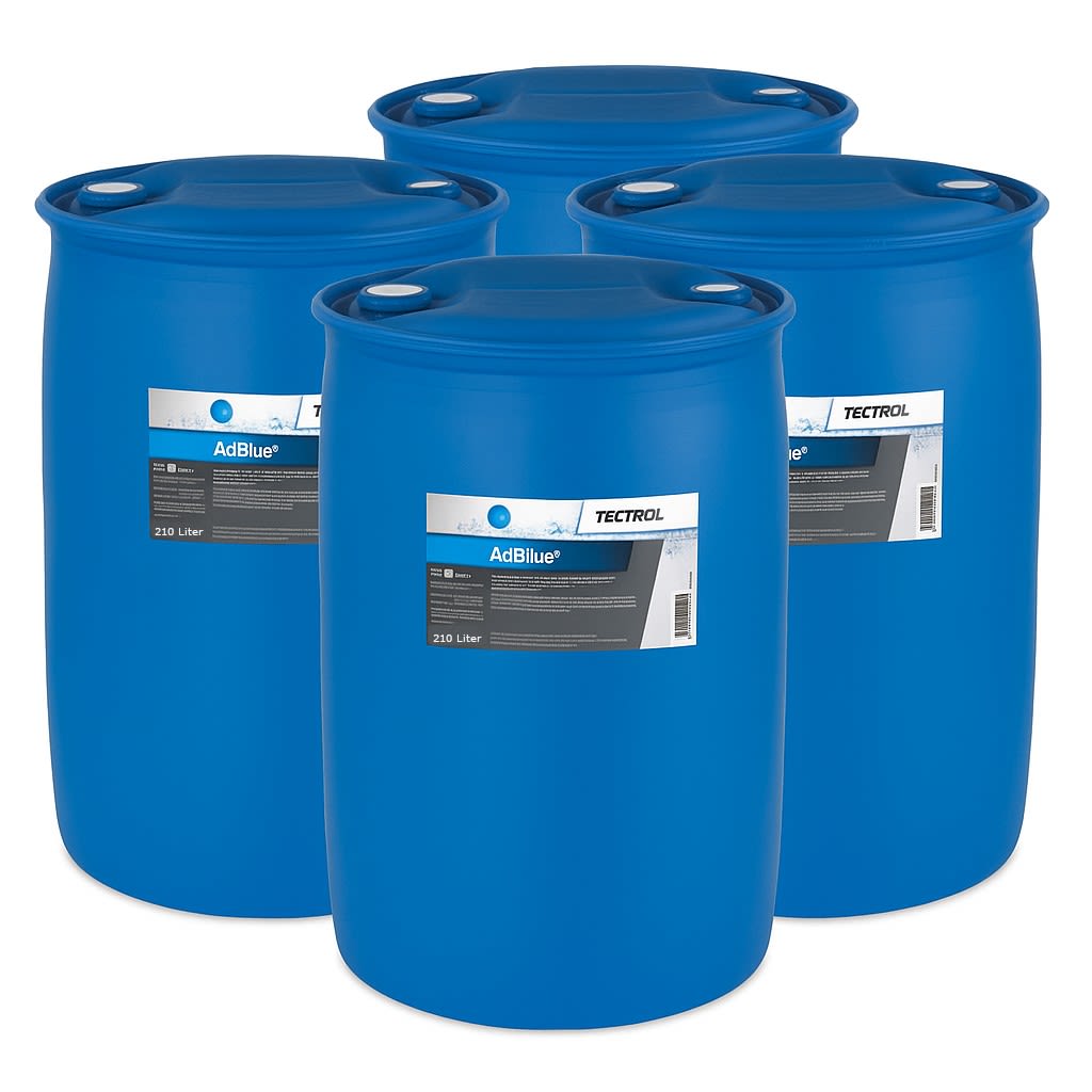 4 Fässer, Adblue 4x210 Liter Fass (840 Liter / 1 Palette) Harnstofflösung ISO 22241