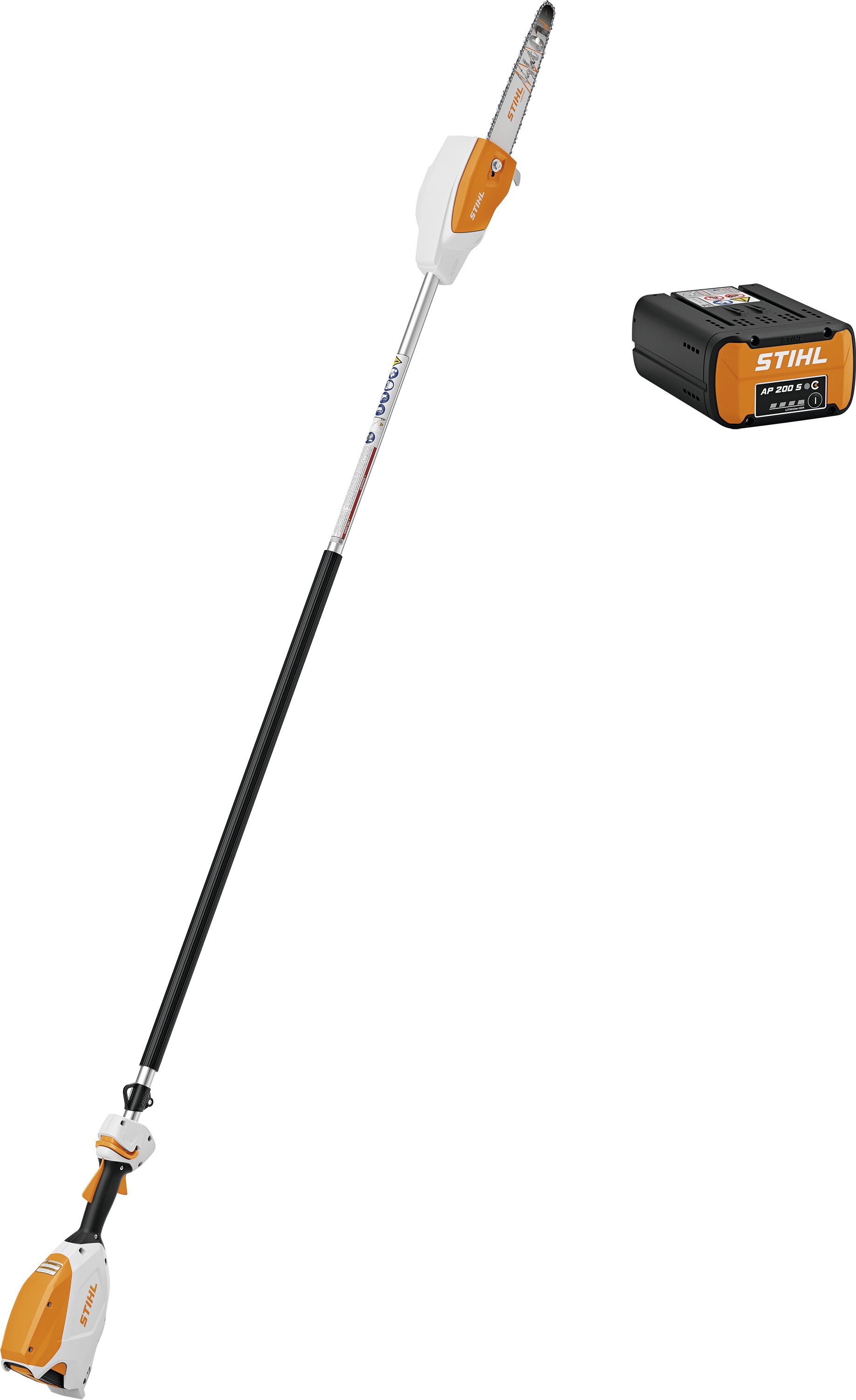 STIHL Akku-Hochentaster "HTA 66" Schienenlänge 25 cm, Länge 240 cm, mit Akku und Ladegerät, LA03 200 0004