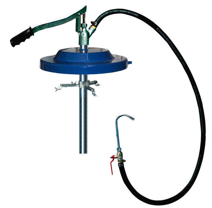 PRESSOL Getriebeölpumpe mit Kugelhahn, Saugrohrlänge 500 mm, 3 l/min 17018010