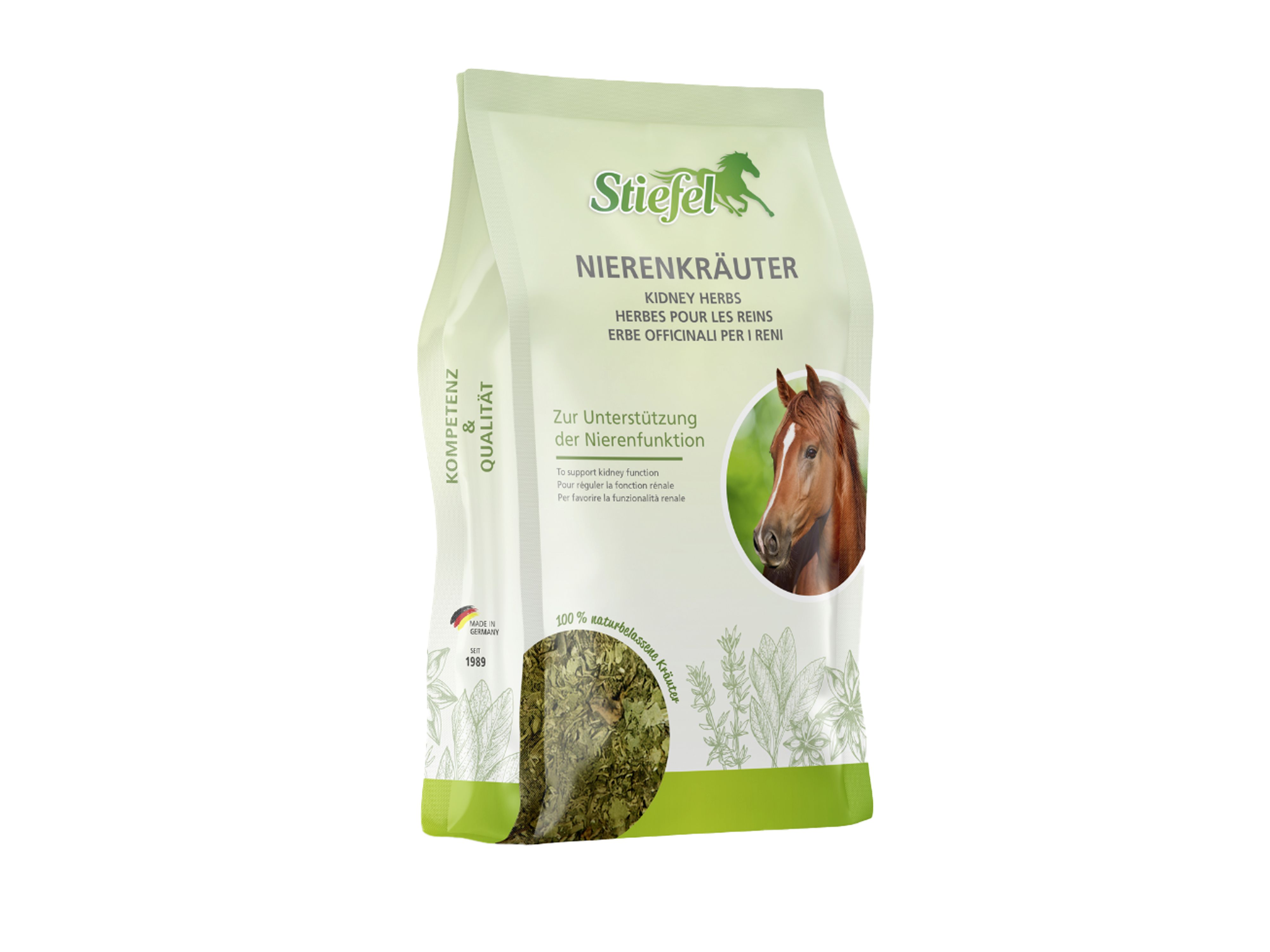 Stiefel Nierenkräuter für Pferde 800 g Beutel
