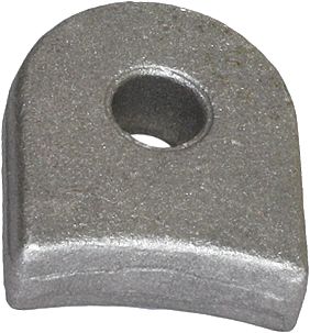 Industriehof Halter 61 x 52 x 18 mm, Bohrung 16,5 mm, ohne Sechkantansatz Sicma Schlegelmesser, 63-RM-918