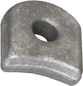 Industriehof Halter 54 x 52 x 18,5 mm, Bohrung 16,5 mm, ohne Sechkantansatz Nobili Schlegelmesser, 63-RM-919