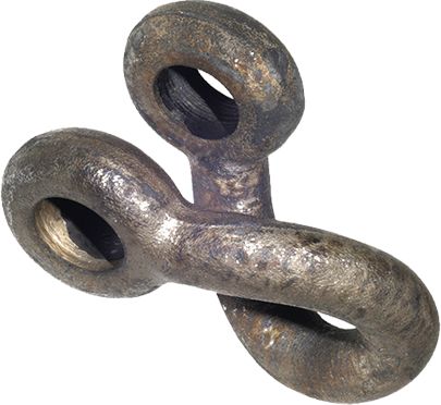 Industriehof Schäkel gedreht, Bohrung 14,5 mm, für Falc, Gilbers, Herder, Müthing, Noremat, Quivogne, Turner, Votex, 63-TUR-72