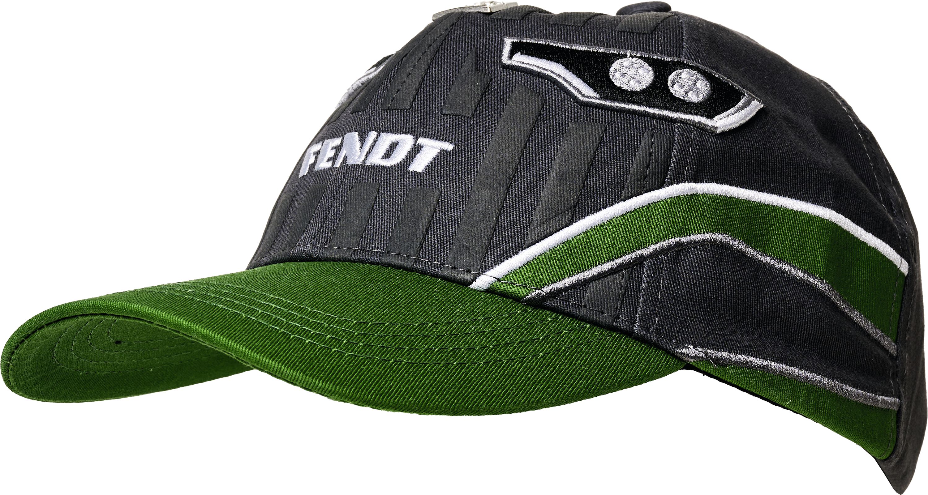 Fendt Cap "Motorhaube (Bonnet)", Erwachsene, grau; grün, X991024154000