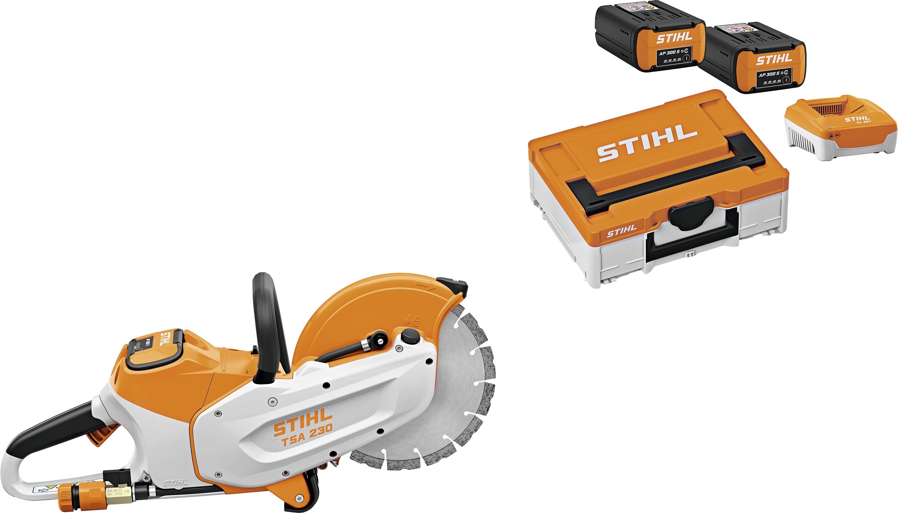 STIHL Akku-Trennschleifer "TSA 230", mit Akku-Box, 2 Akkus/Ladegerät, 4864 011 6620