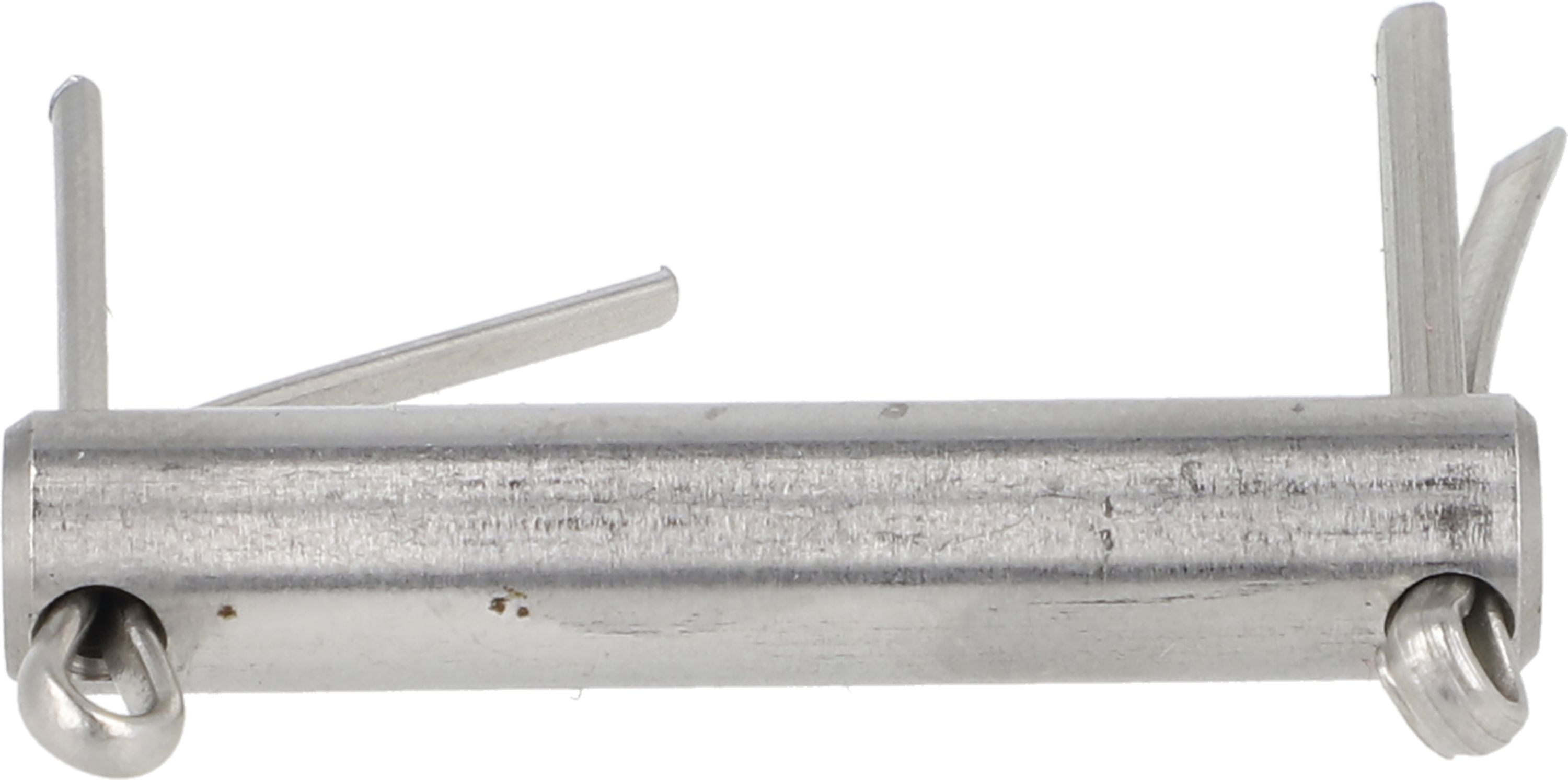 Suevia Achse 6 x 32 mm Edelstahl, mit Splinten, für Trogtränken, Thermotränken, Schwenktröge, Weidetröge, Schwimmerventile, 132.0507
