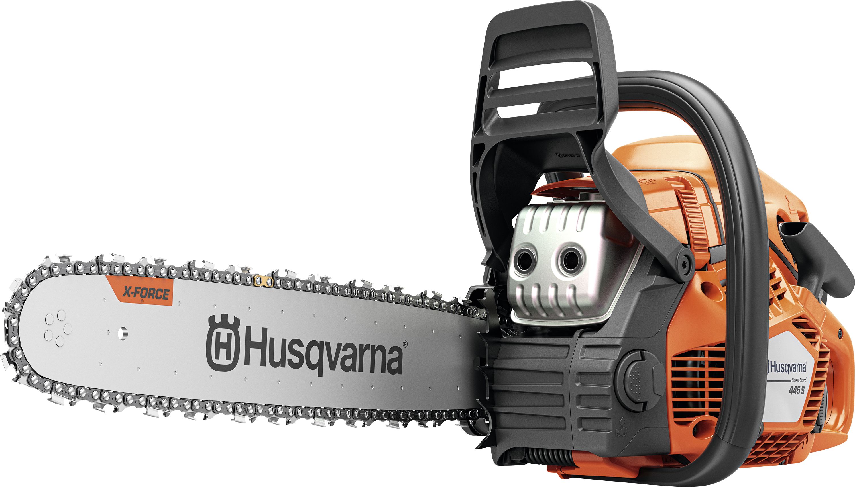 Husqvarna Benzin-Kettensäge "445S" 2,2 kW (3,0 PS) Schienenlänge 38 cm, 9707020-15