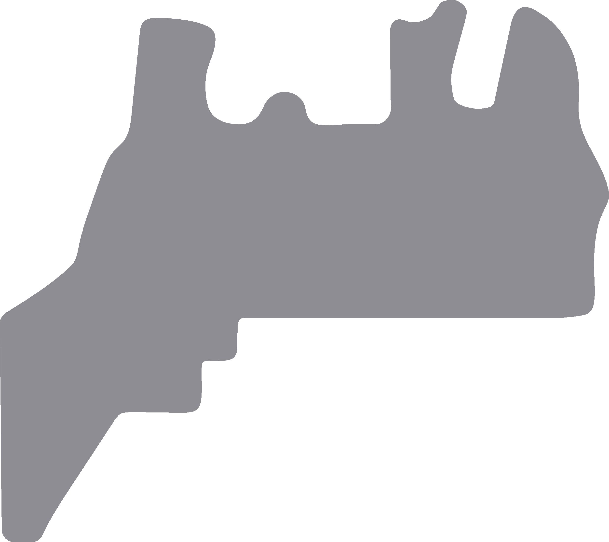 Fußmatte Velours graphit, für Radlader Liebherr L 550, 556, 566, 576; ohne Kühlschrank