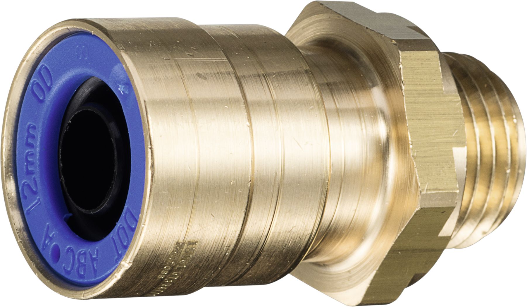 Wabco Verschraubung M 16 x 1,5 AG, Länge 30 mm, für Poyamidrohr 12 x 1,5 mm, 893 800 002 2