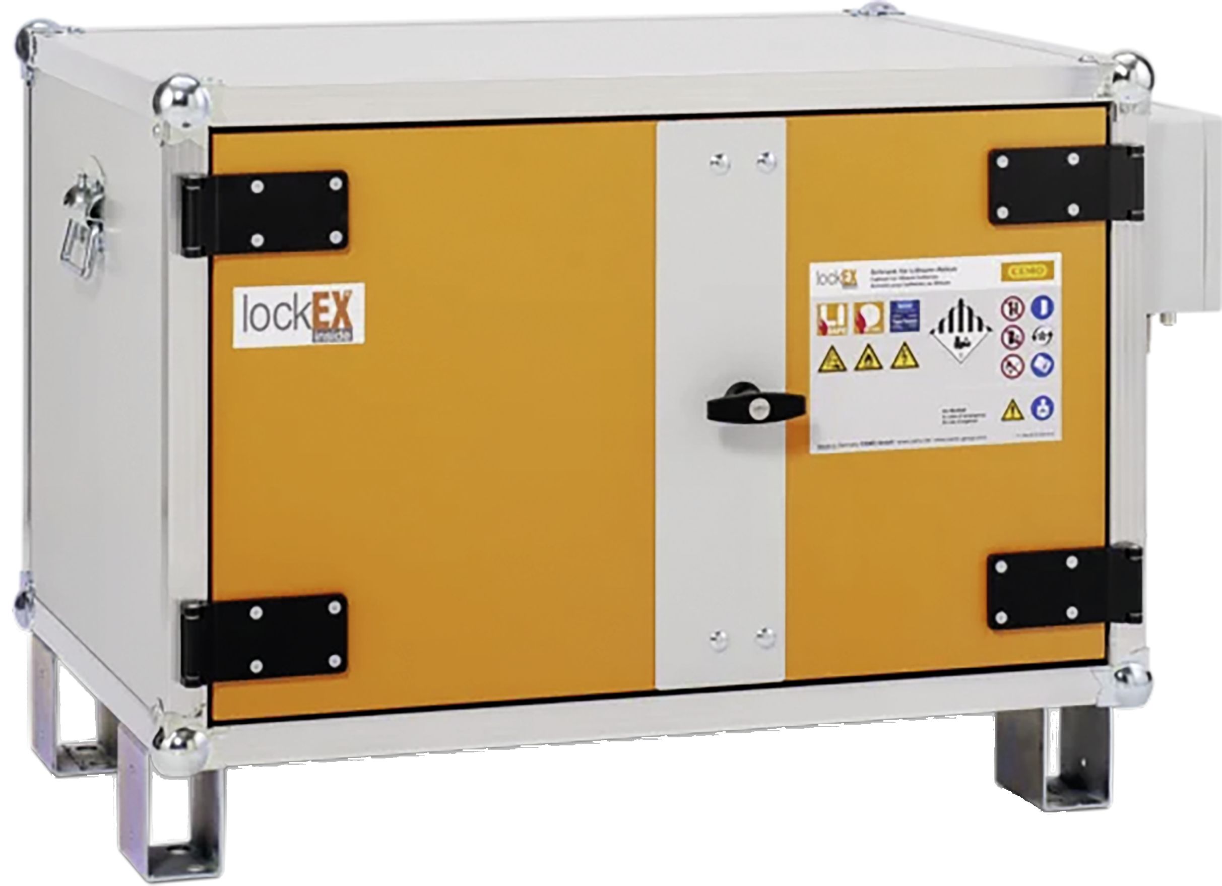 Cemo Akku-Ladeschrank "Premium Plus 8/5" 230 V, mit Füßen, 2 Ebenen, Kapazität 3 kWh, mit lockEX 2.0, 12113