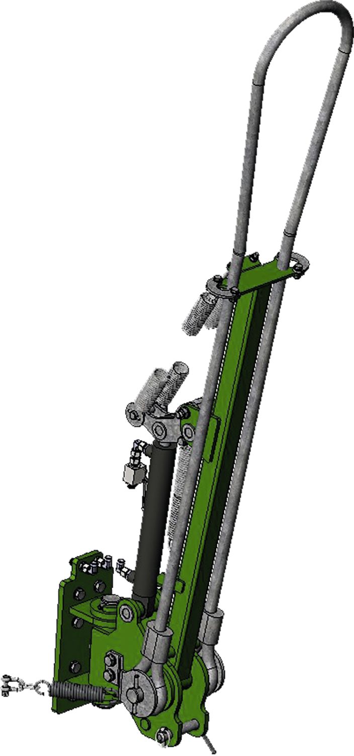 Düvelsdorf Zugvorrichtung für Silowalze mit Seitenverschub, 2912370