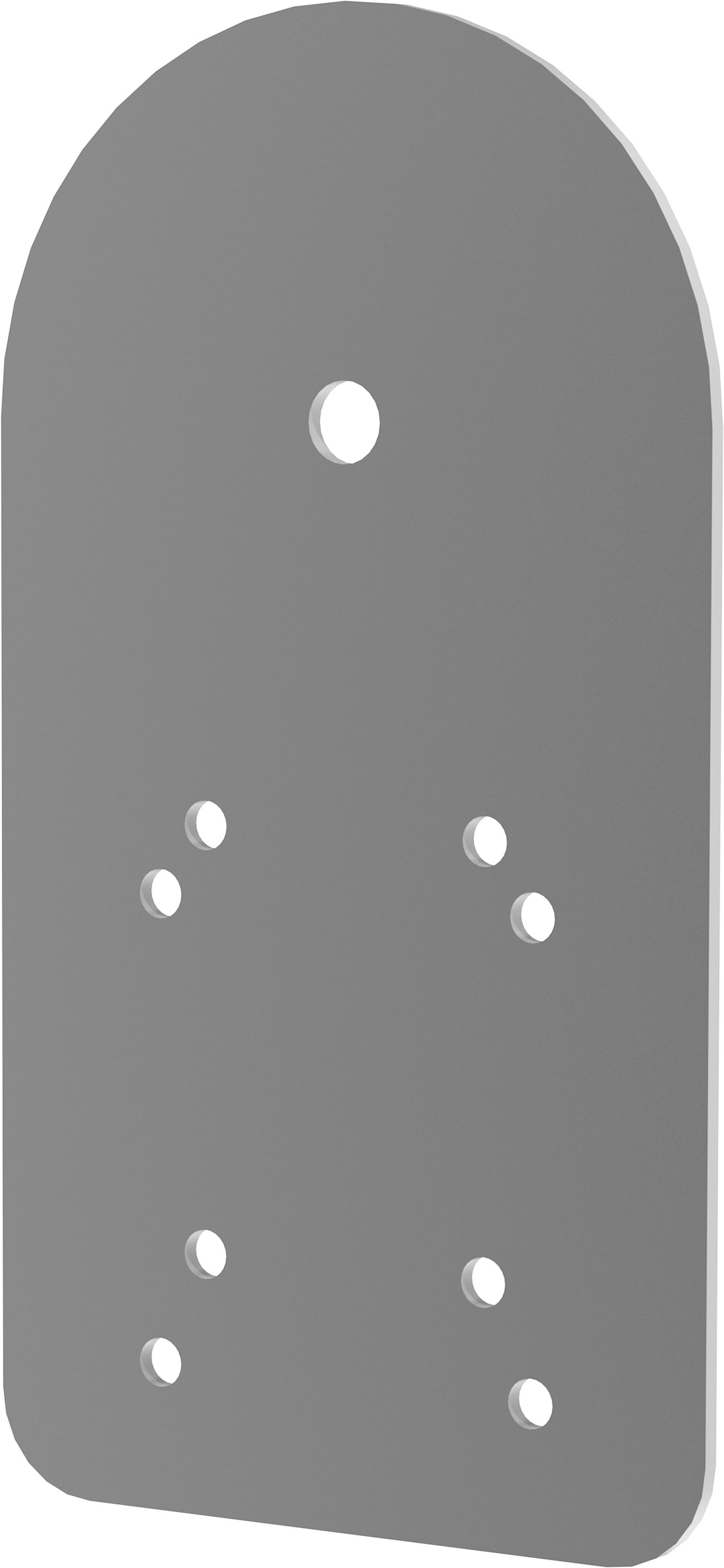 KERBL Adapterplatte Metall, für Anbau Weidefass Tränkebecken N20, KN50, 221757