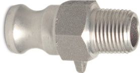 V-Teil 1 1/2" AG Kamlock Typ F, Aluminium, 16 bar