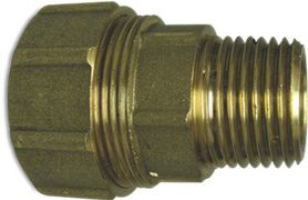 Verbinder "015" gerade, 50 mm x 1 1/2" AG Itap, 25 bar, Messing