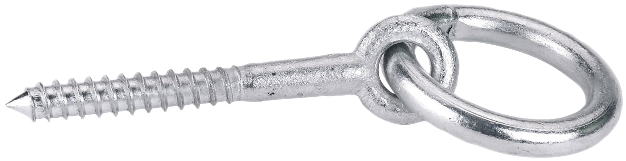 KERBL Barrenring mit Holzschraube, 80 x 10 mm, verzinkt, 12282/2