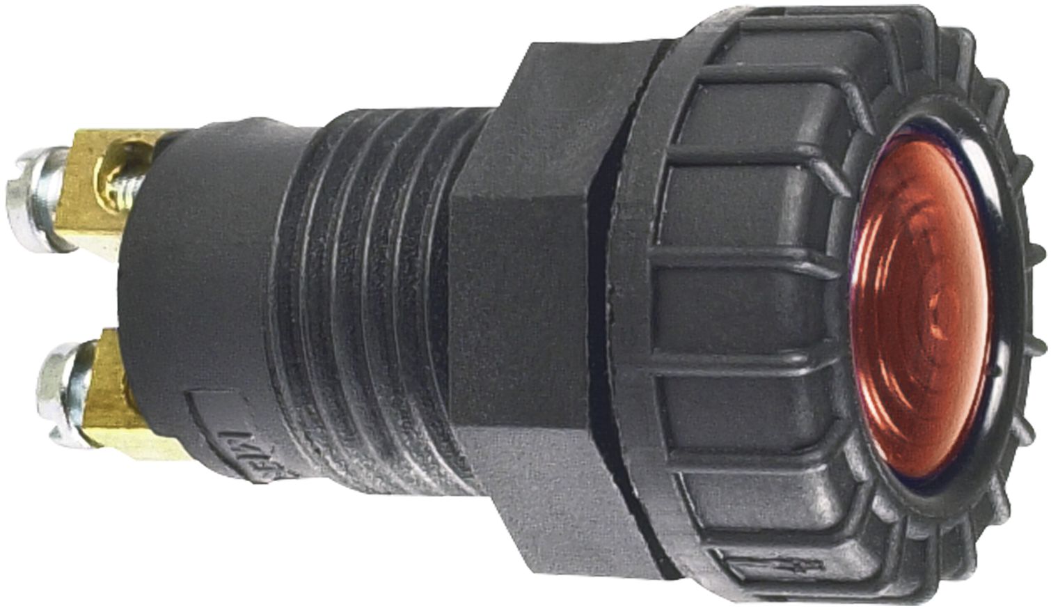 Herth + Buss Kontrollleuchte schwarz; rot, Schraubanschluss, 12 – 24 V, 85 780 323