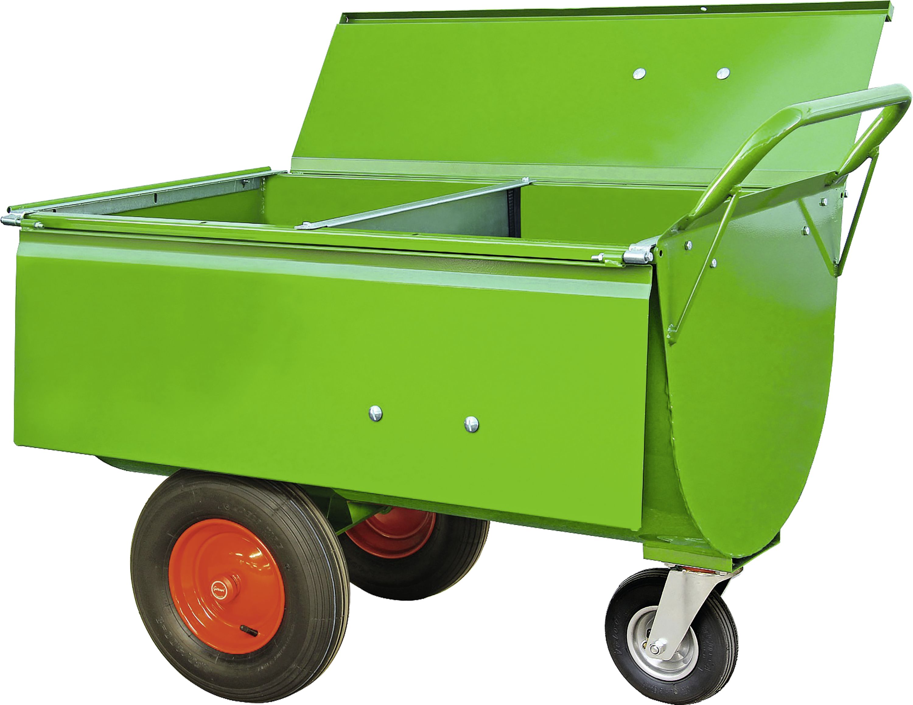Growi Futterwagen "200 LL" mit Trennwand und Deckel 200 l, 12045