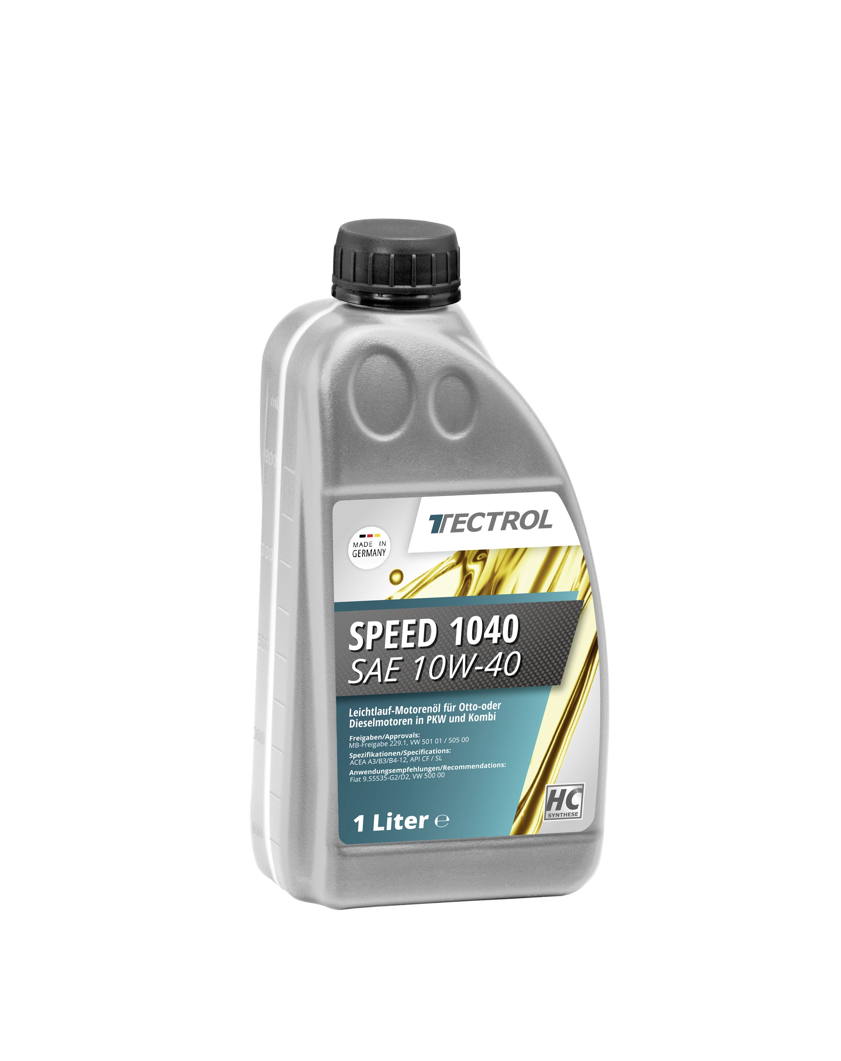 TECTROL SPEED 1040 1 l Dose SAE 10W-40 Motoröl, Leichtlauföl, PKW, Otto- und Dieselmotor mit und ohne Turbo