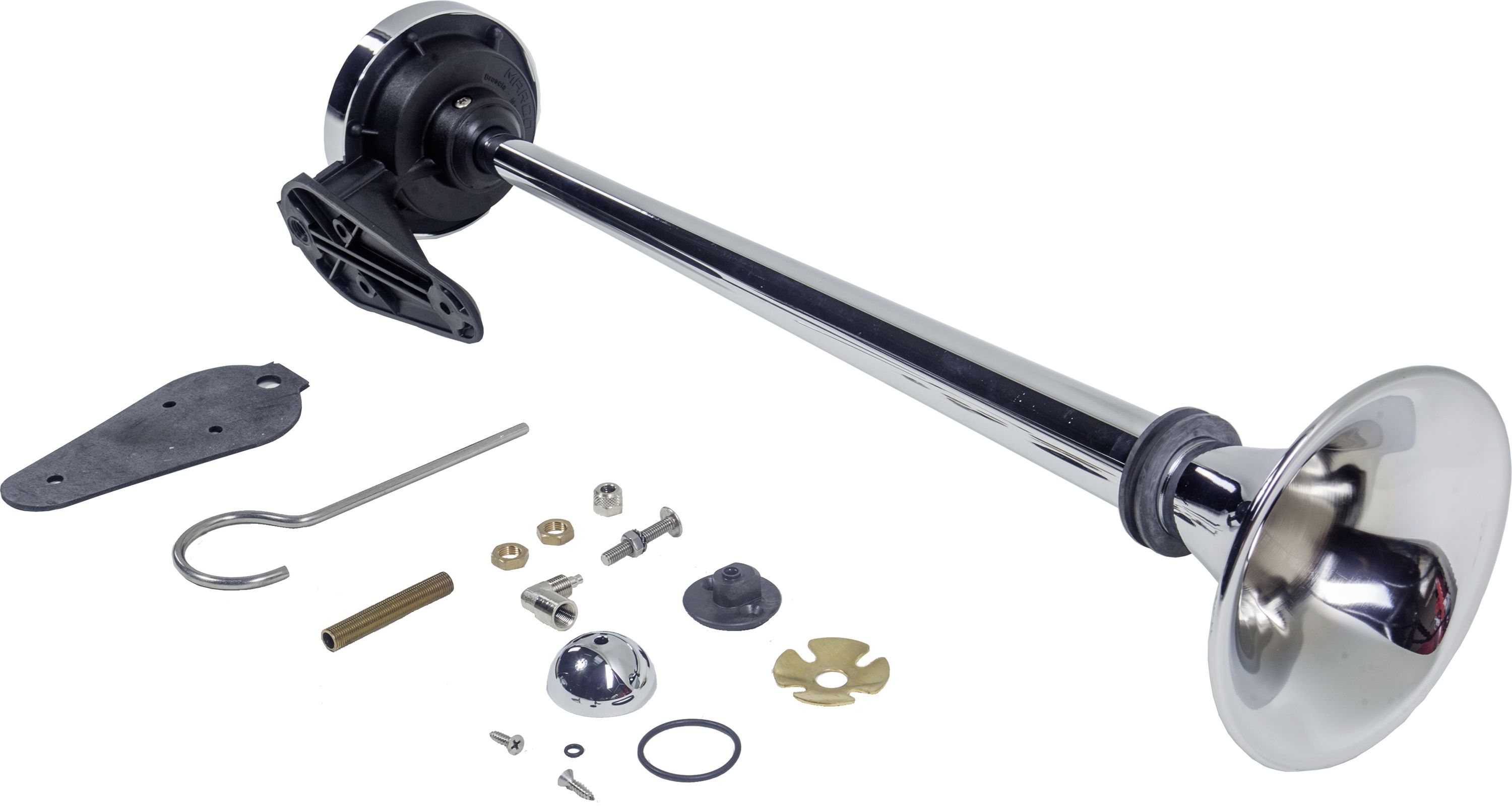 Herth + Buss Drucklufthorn 24 V 200 W, 210 Hz, Einklang, pneumatisch für Fahrzeuge mit Luftkompressor, 56 352 661