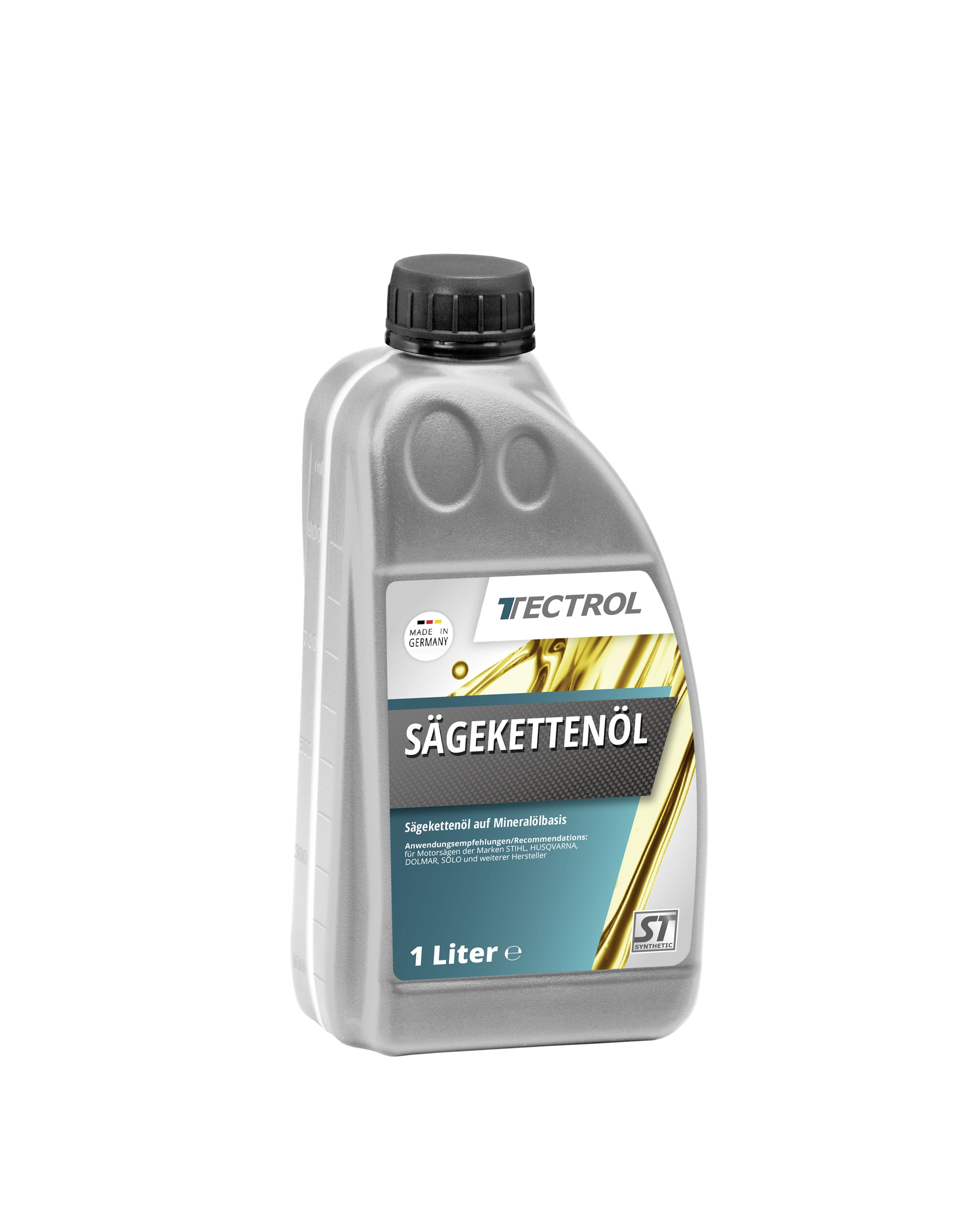 TECTROL SÄGEKETTENÖL 1 l Flasche mineralisches Kettenöl für Motorsägen und Hochentaster, Haftöl, Sägekettenöl
