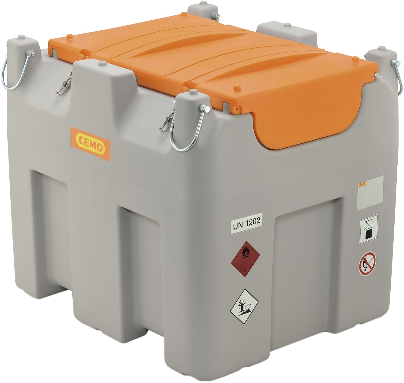 Cemo Tankanlage "DT-Mobil Easy Combi Premium" 850 l; 100 l, für Diesel; AdBlue , mobil, mit ADR-Zulassung, 24 V; 12 V-Pumpe, 10825