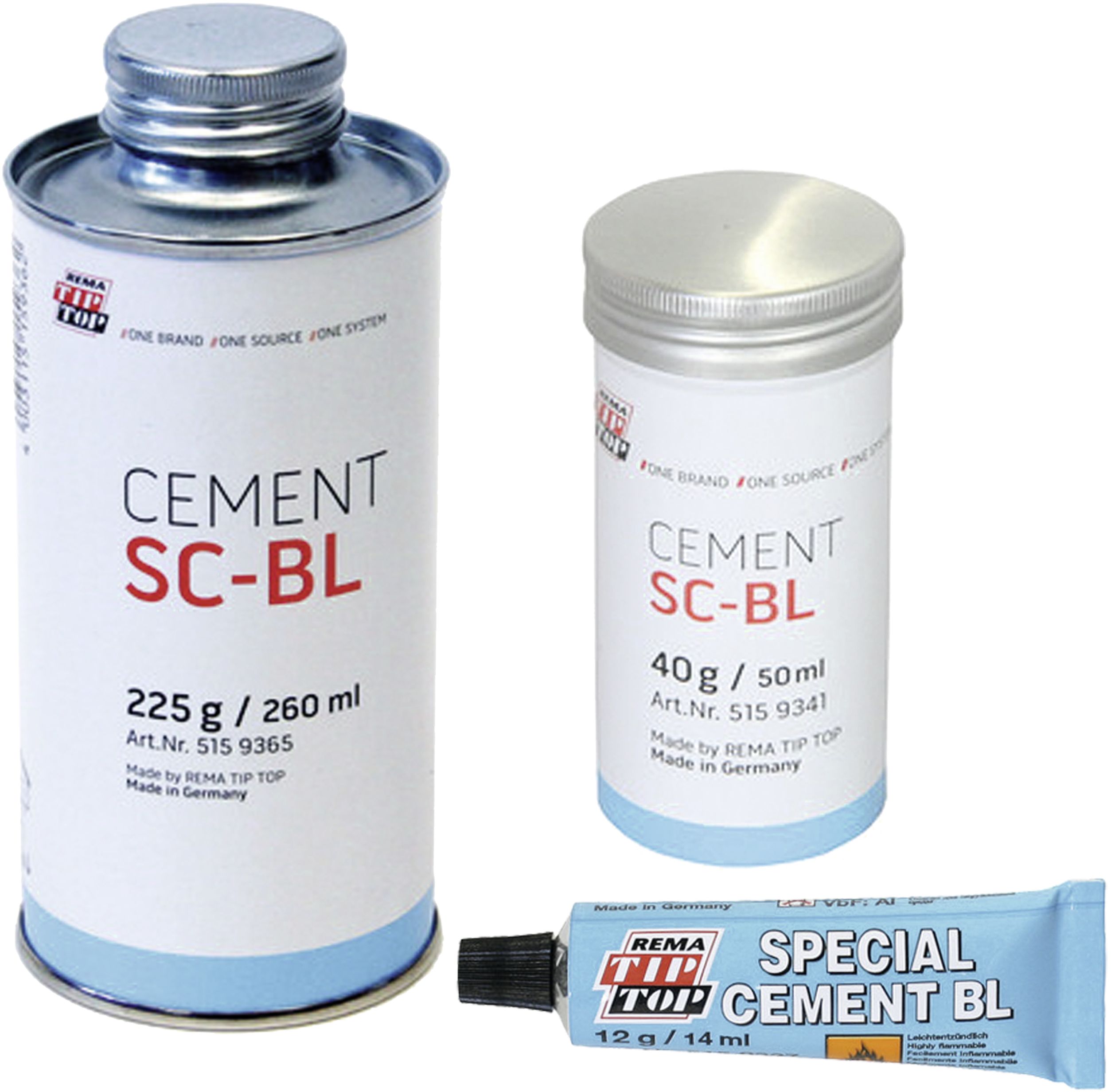 Tip Top Vulkanisierflüssigkeit "Cement SC-BL", 650 g