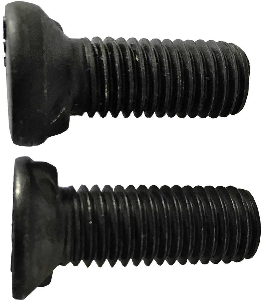 Scharschraube M 12 x 30 - 10.9, 2 Nasen, hoher Pressrand, ISO/DIS 5713